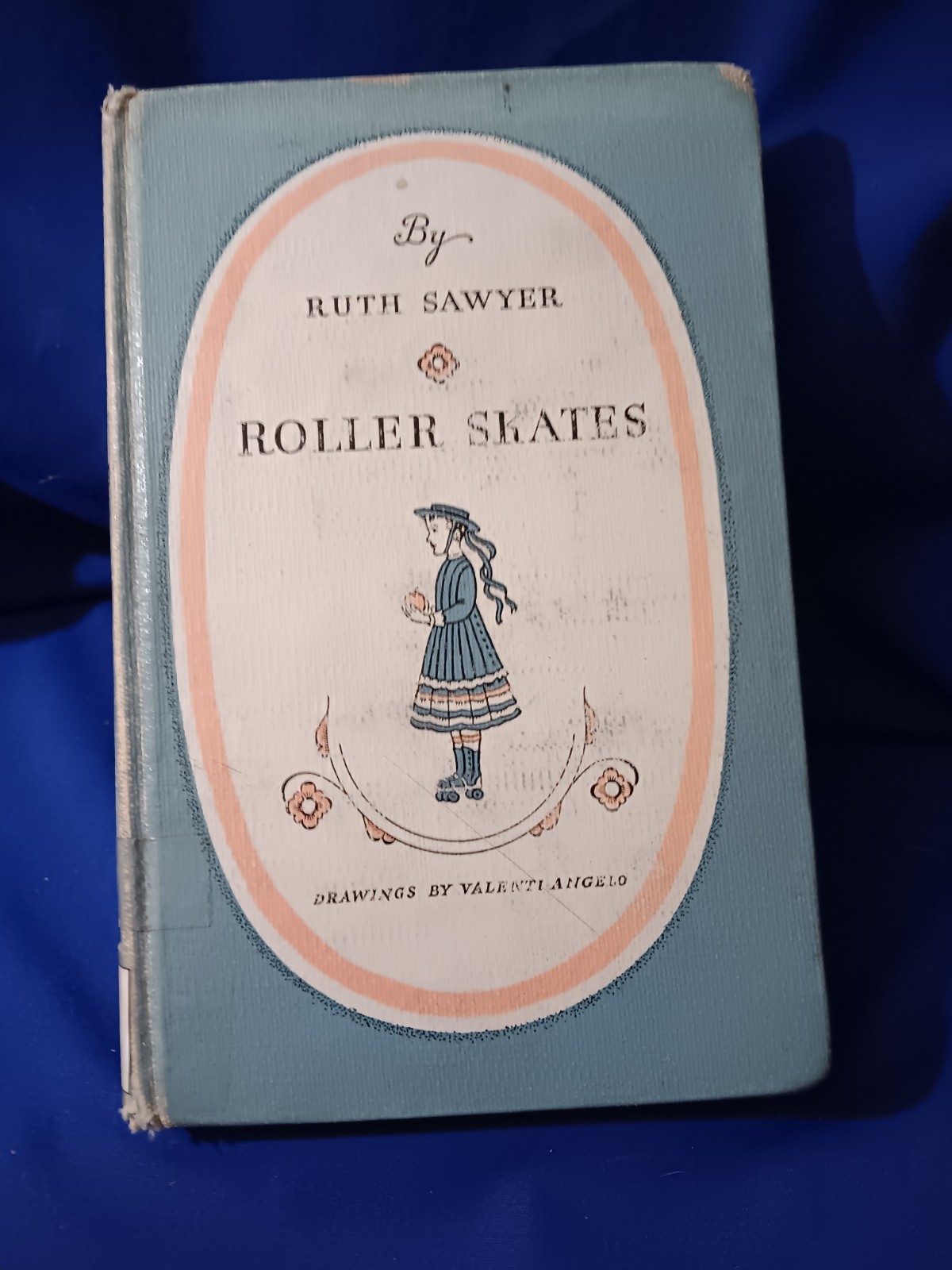 Roller Skates by Ruth Sawyer 1956 Hard Cover Illustrator Valenti Angelo