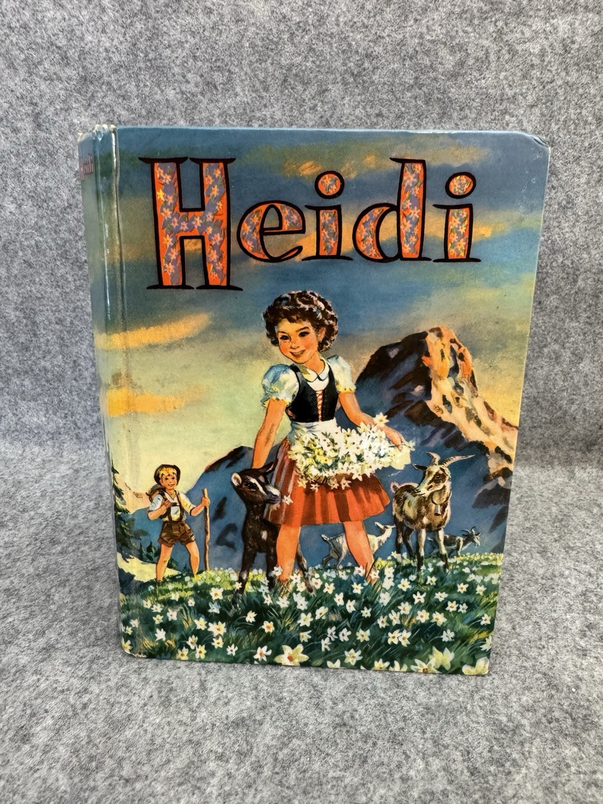 Heidi Johanna Spyri 1955 Whitman Publishing HC Illustrated Janet Smalley