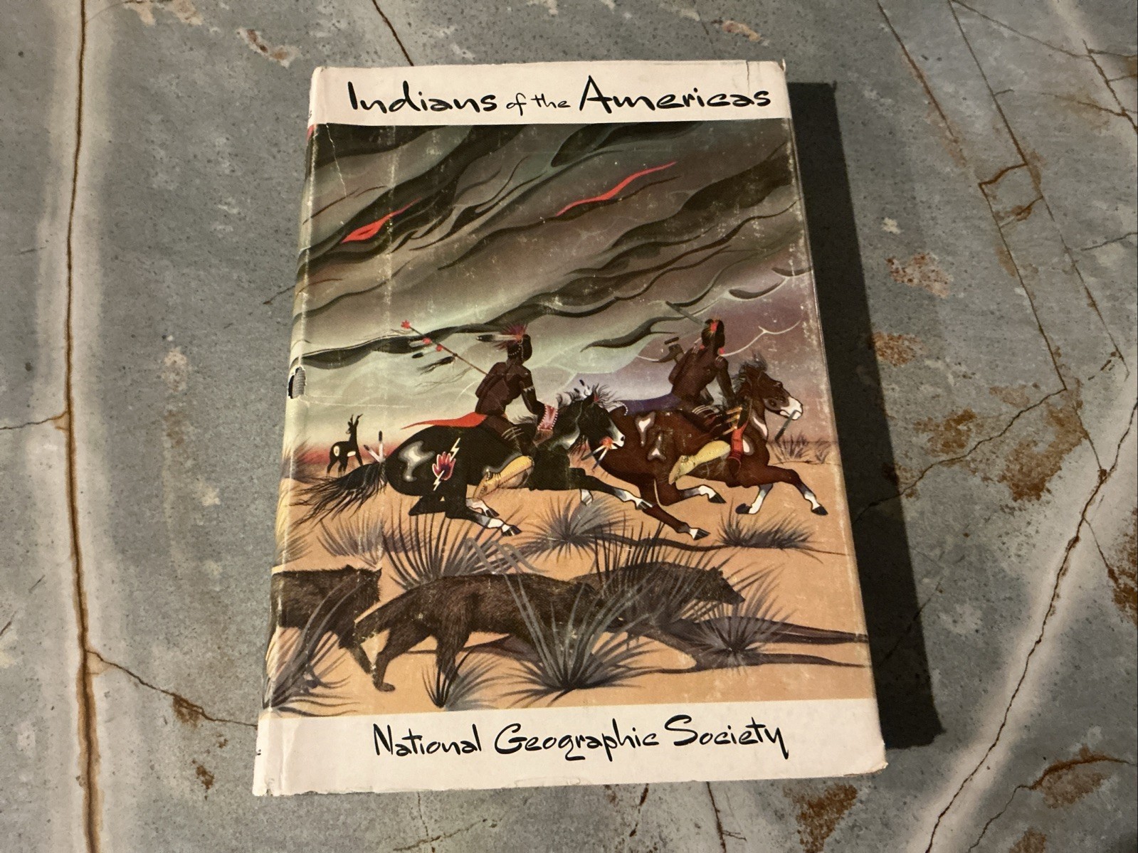 Indians of the Americas National Geographic Society 1958 Hardcover/Dust Jacket