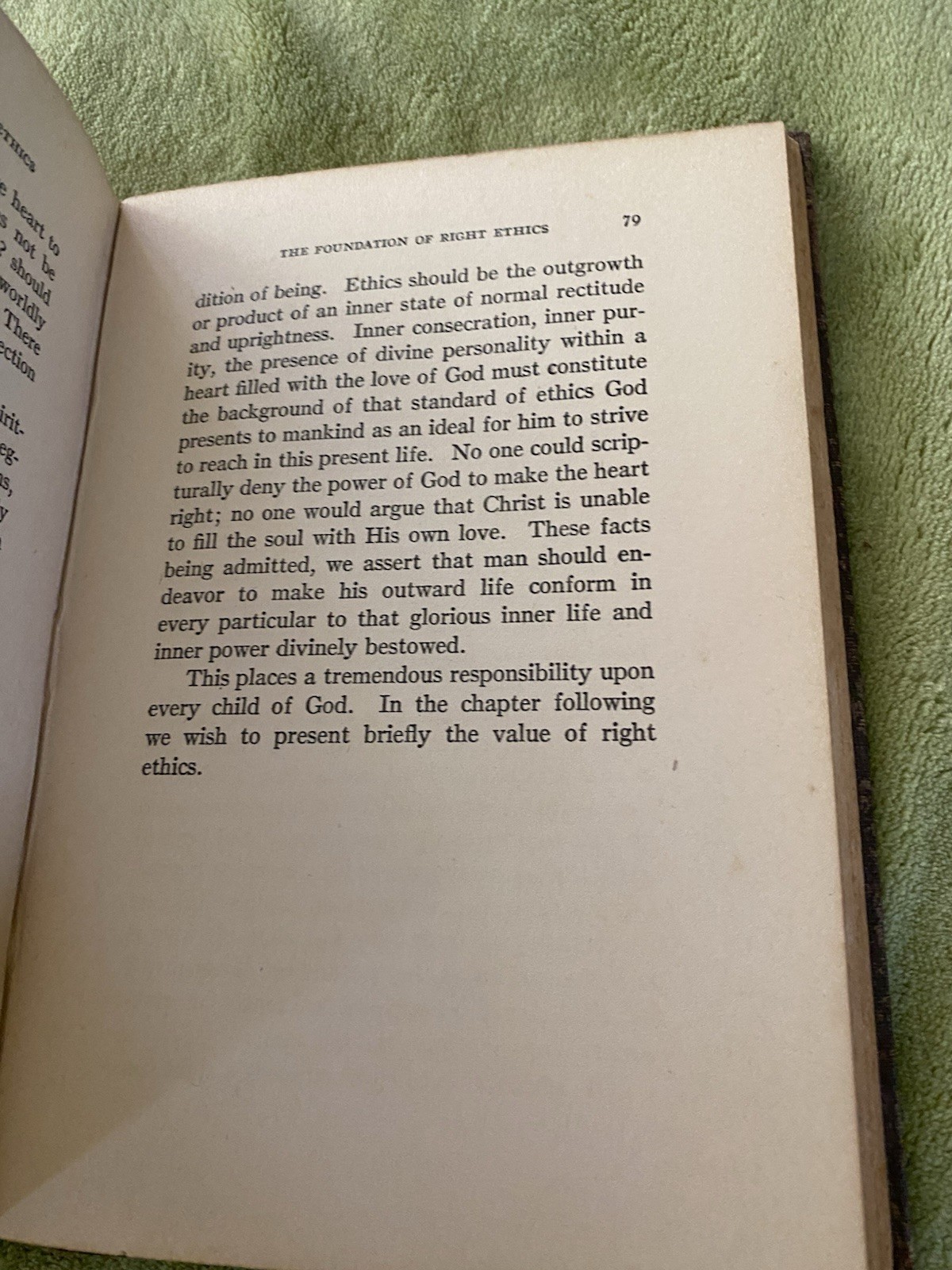 Sanctification the Experience and the Ethics Roy T. Williams 1928 2nd Printing