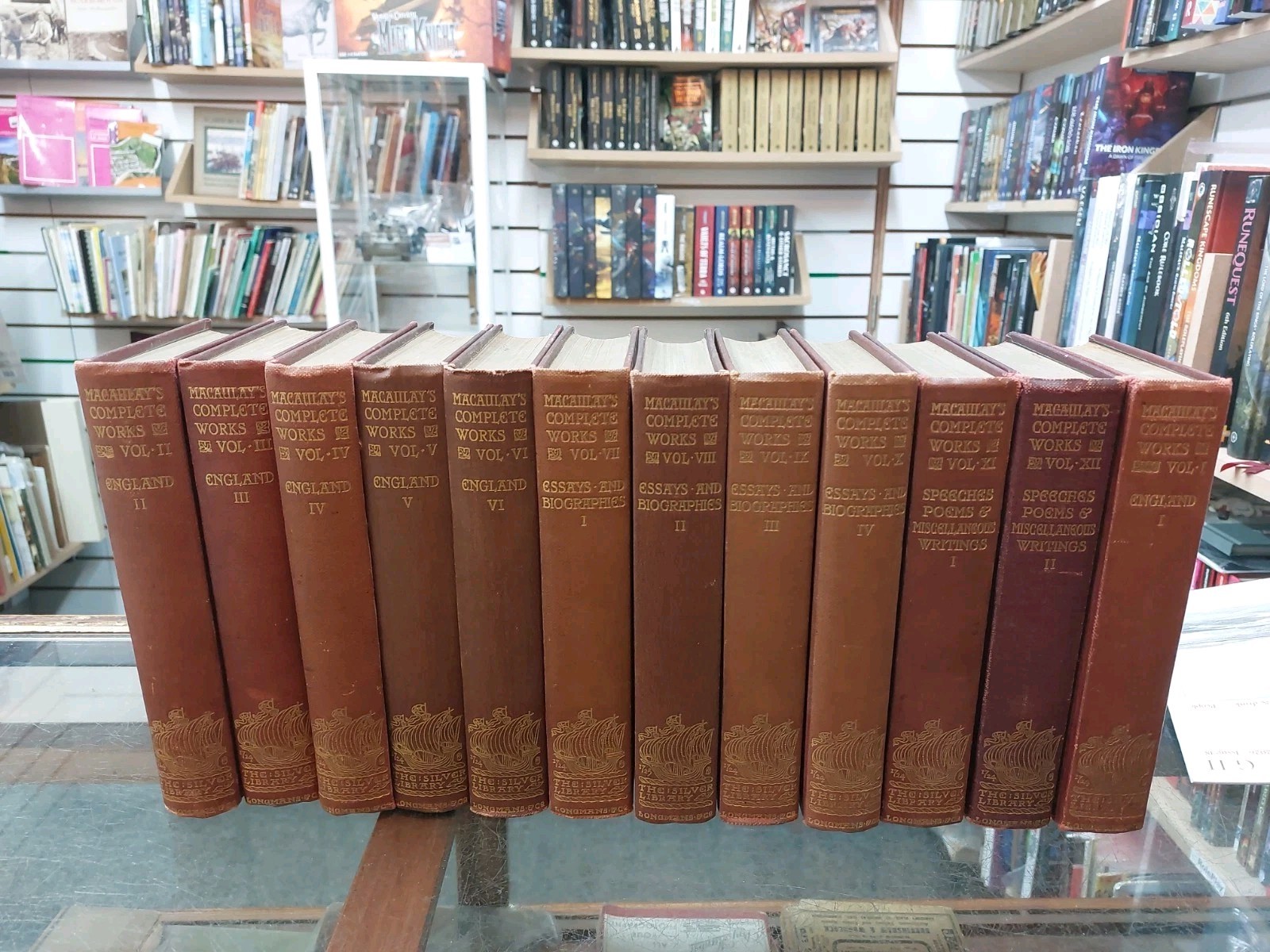 Macauleys Complete Works 12 Volume Set Longmans Green And Co 1903