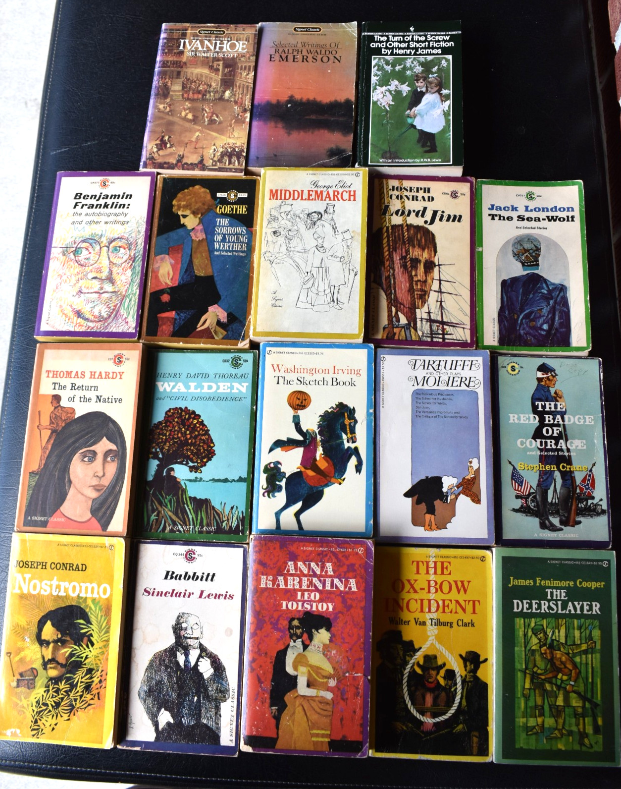 18 Vintage Signet Classics Paperbacks 1960’s/70’s/80’s
