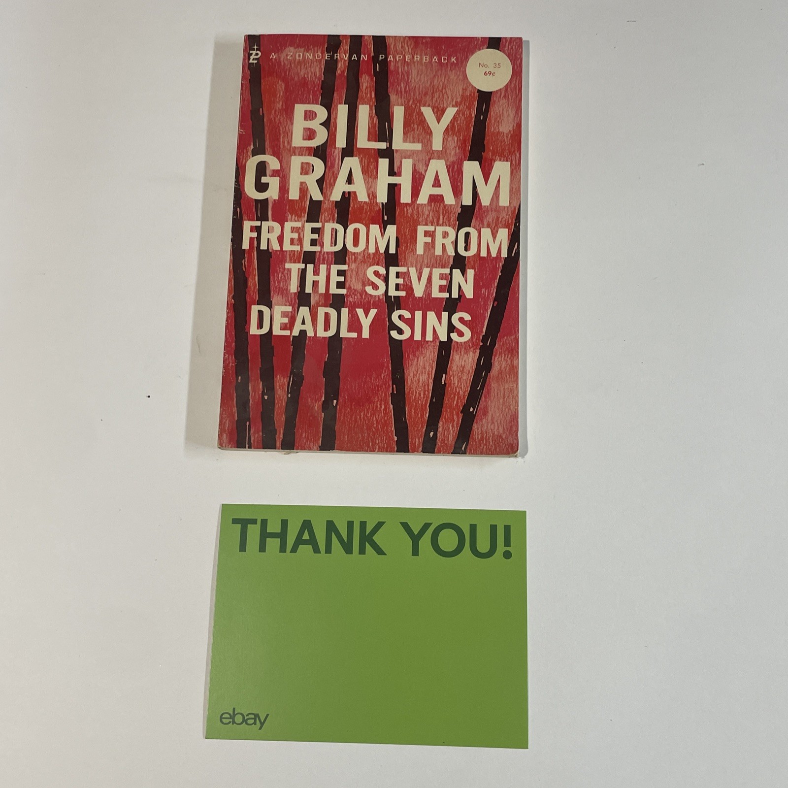Vintage Gospel Freedom from The Seven Deadly Sins Billy Graham Zondervan 1966