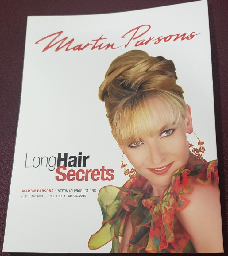 Long Hair Secrets Hair Styling Hair Dressers Book Martin Parsons 2006