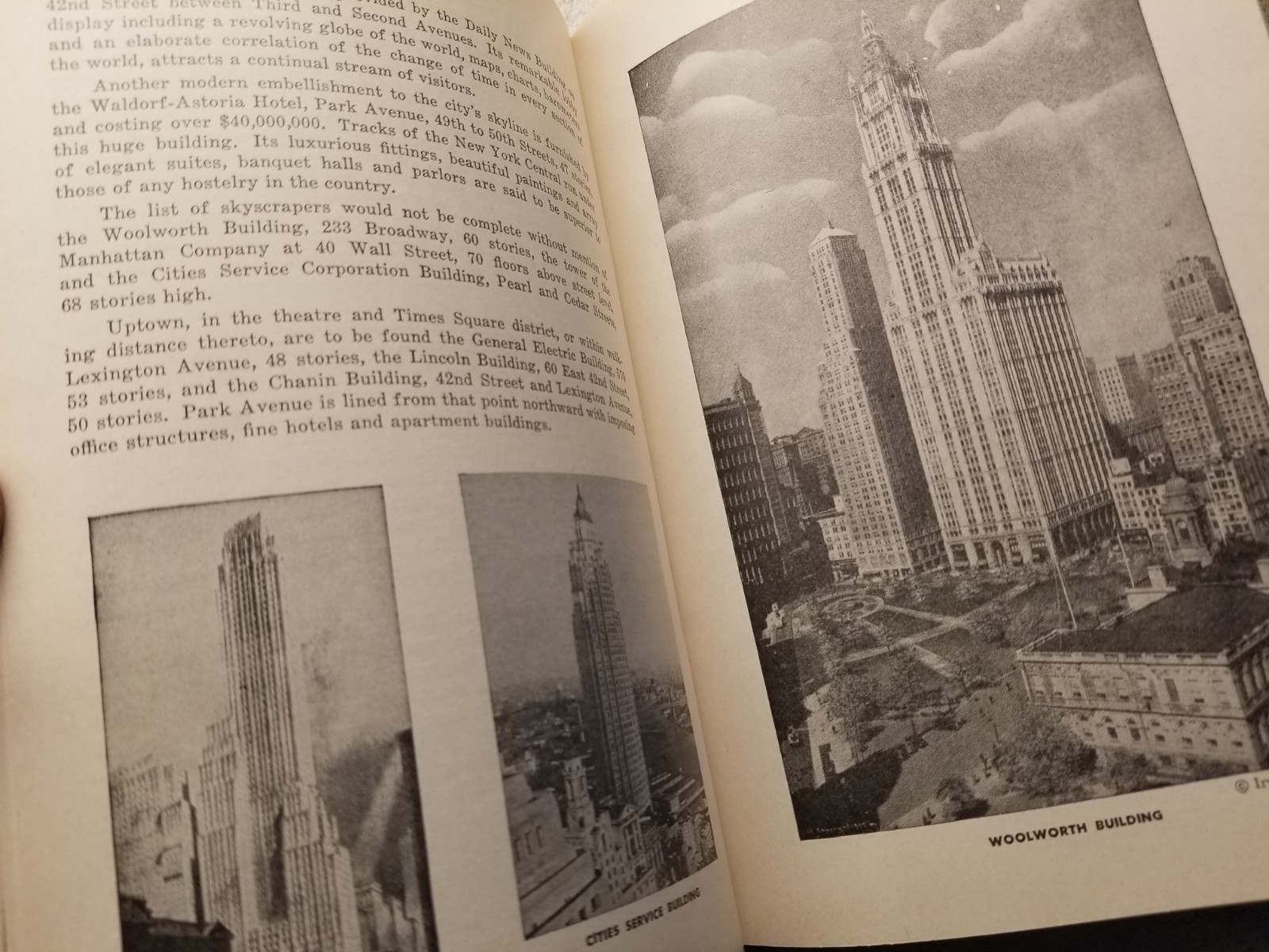 Vintage 1955 New York City Travel Guide Book Booklet – Map Photos – 96 Pages