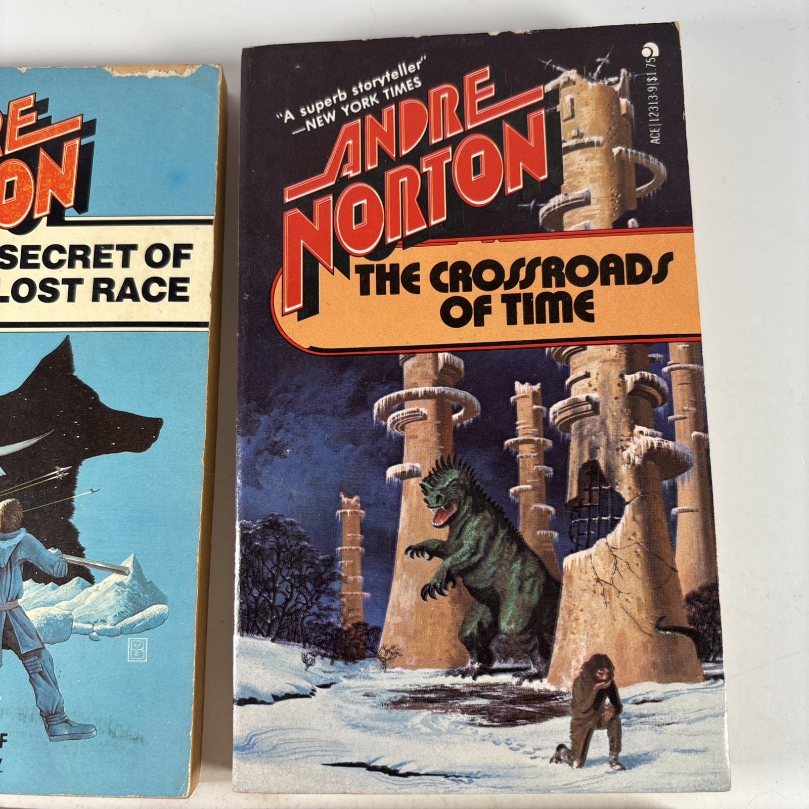 4 Vintage SF Books by Andre Norton – First Paperback Publication Science Fiction