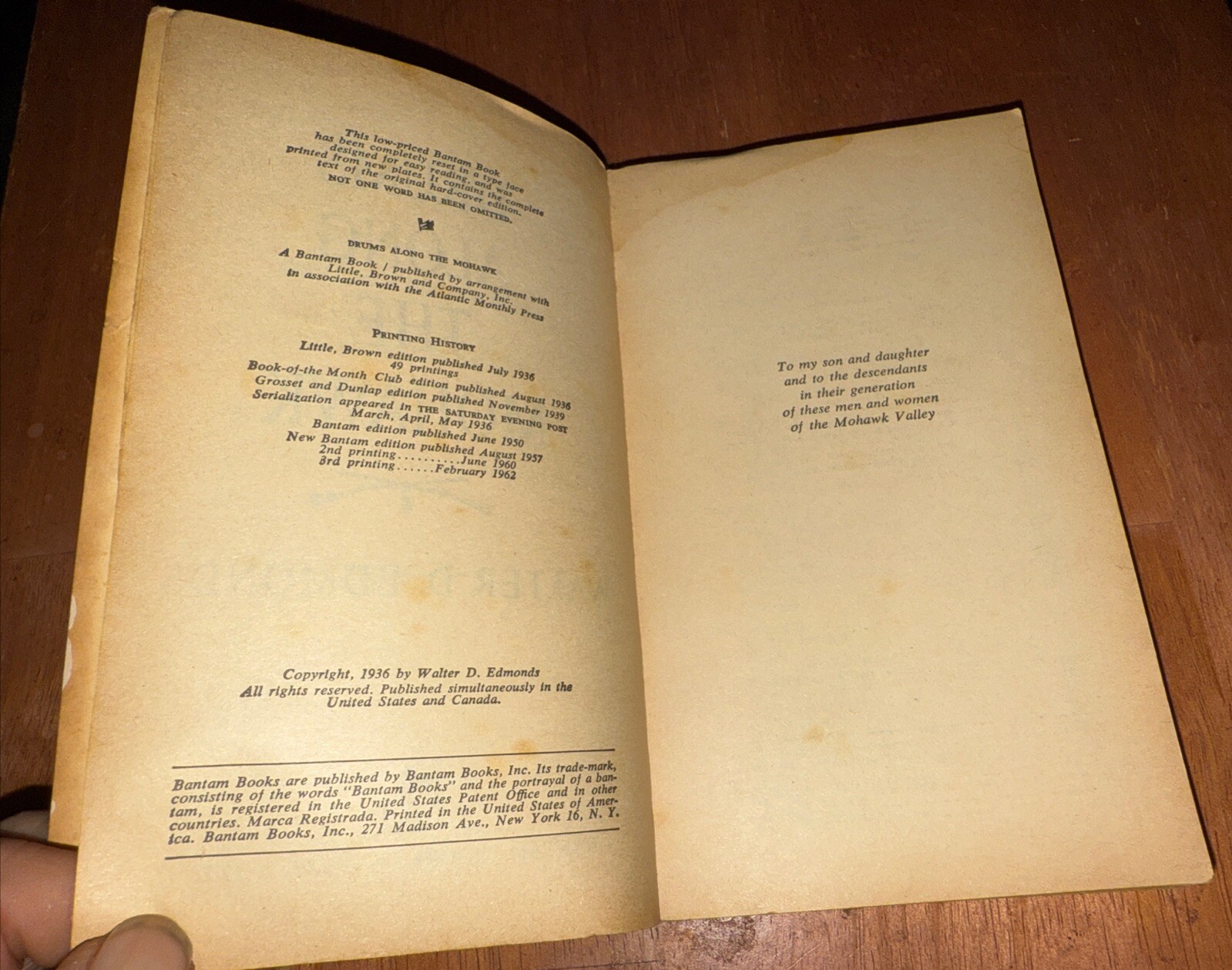 Drums Along the Mohawk Walter D Edmonds Mohawk Valley American Revolution @1936