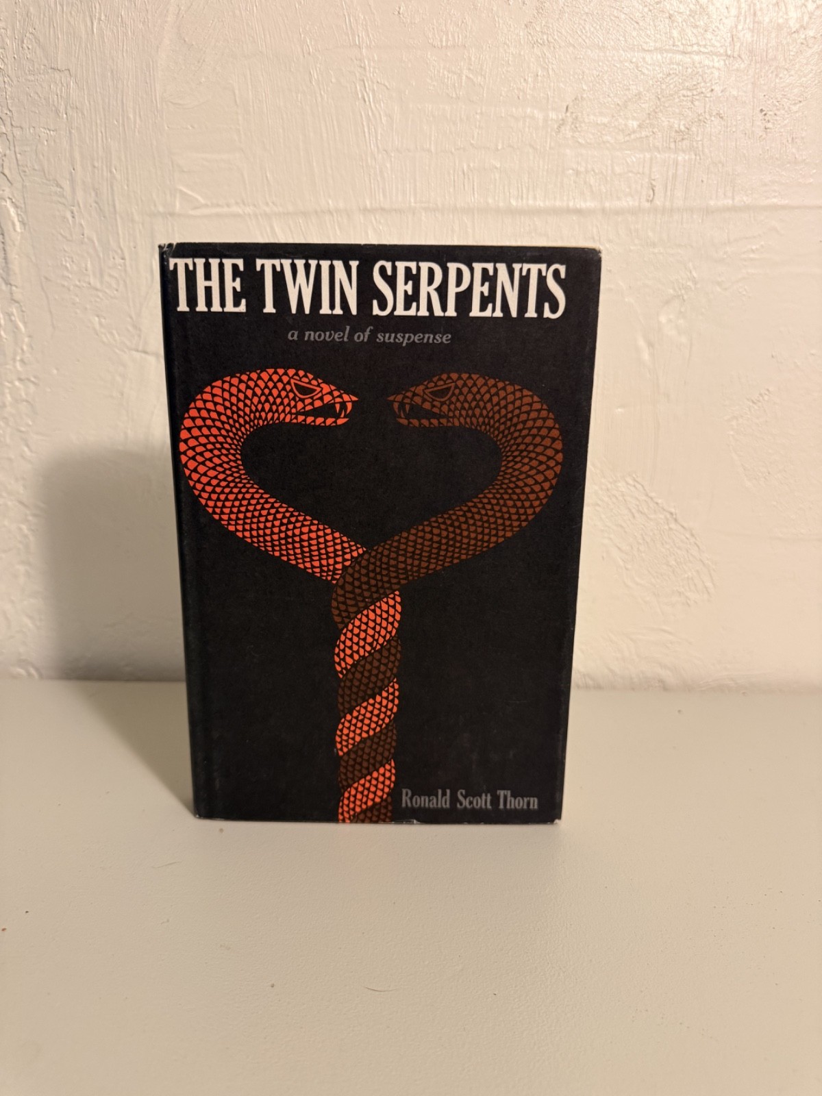 Vintage Suspense Novel “The Twin Serpents” with Dust Jacket