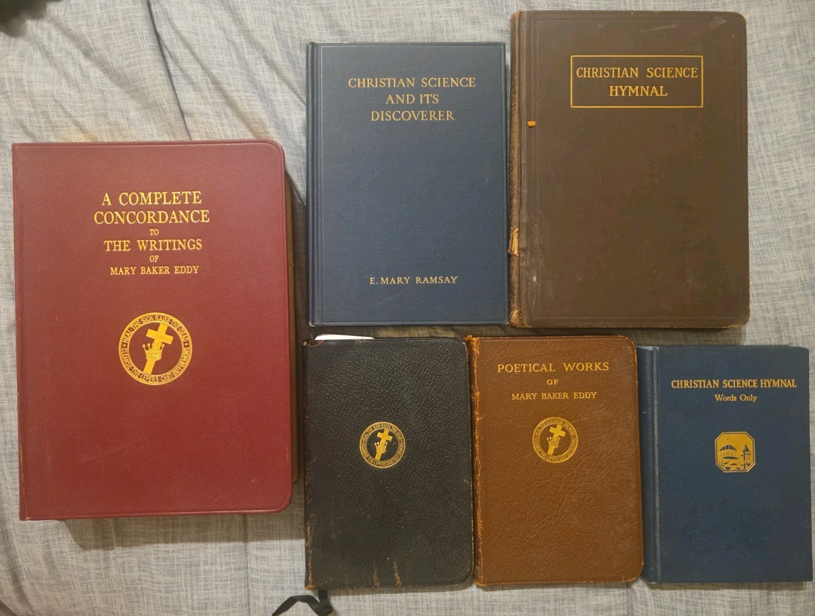 Christian Science Mary Baker Eddy Early Book Lot First Church Christ Scientist