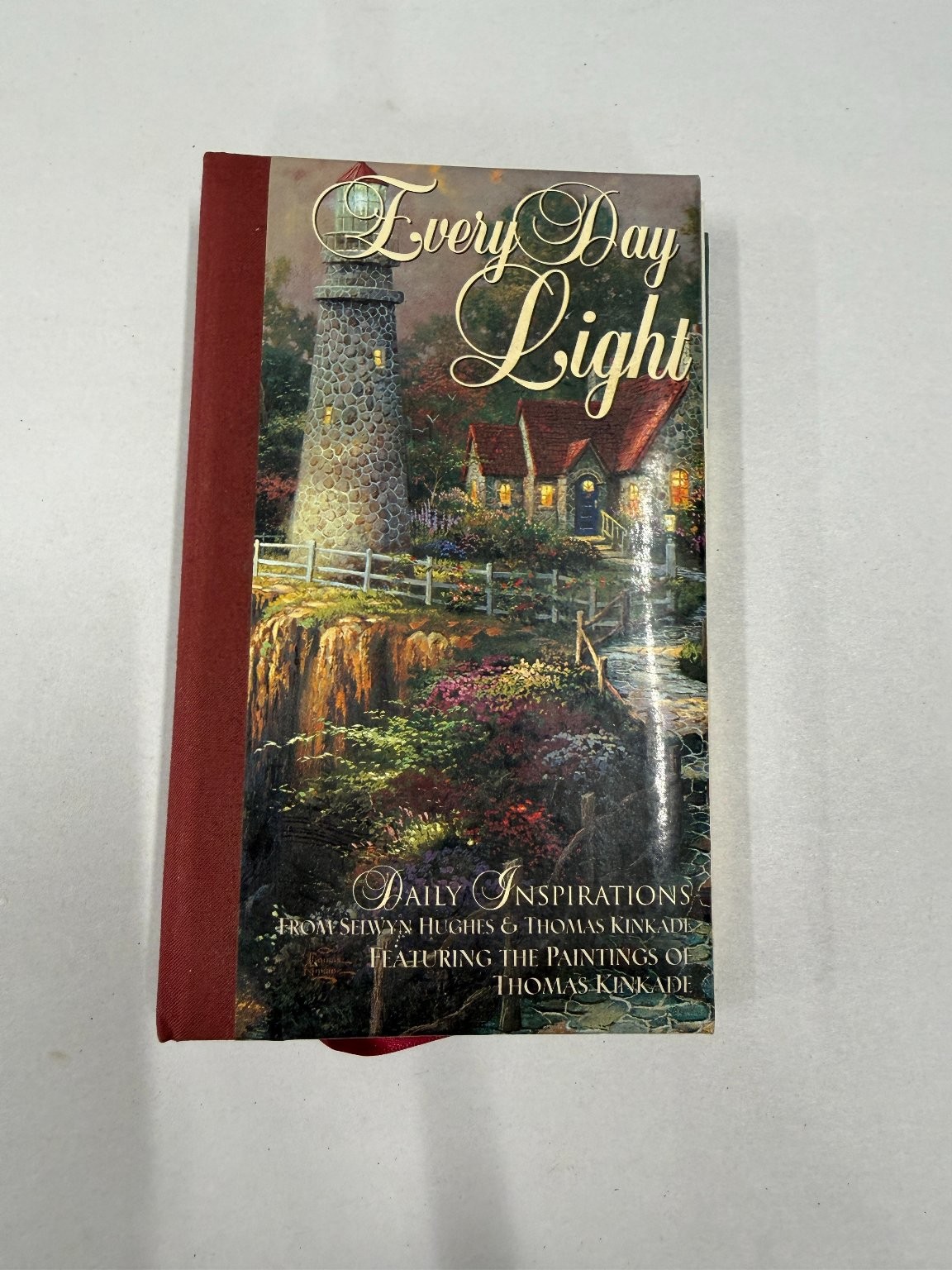 Every Day Light Shelia Huges Thomas Kinkade 2000 Daily Devotional Art Book