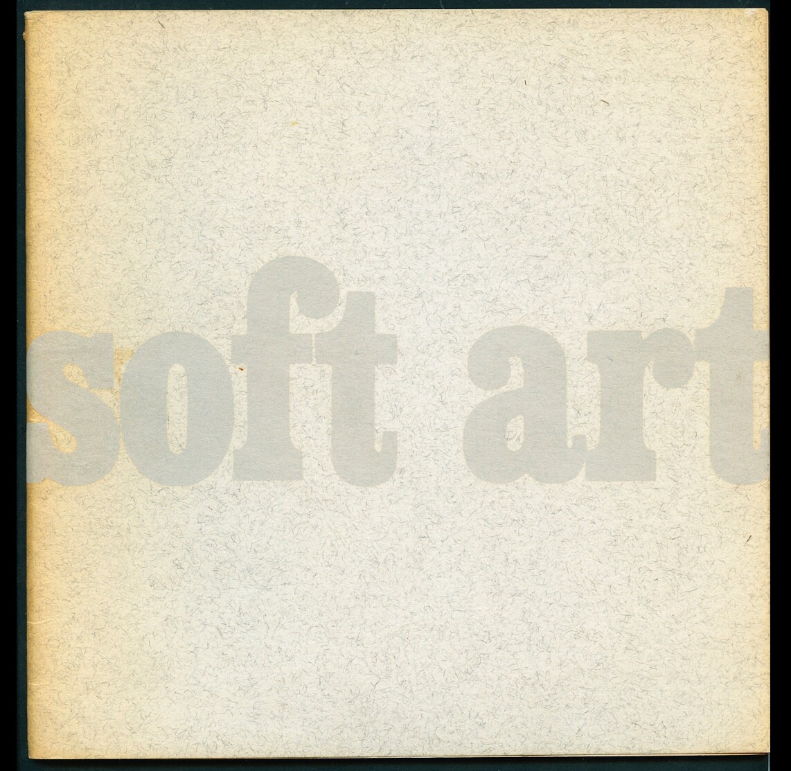 SOFT ART 1969 Exhibition Catalog Jersey State Museum OLDENBURG Duchamp WARHOL