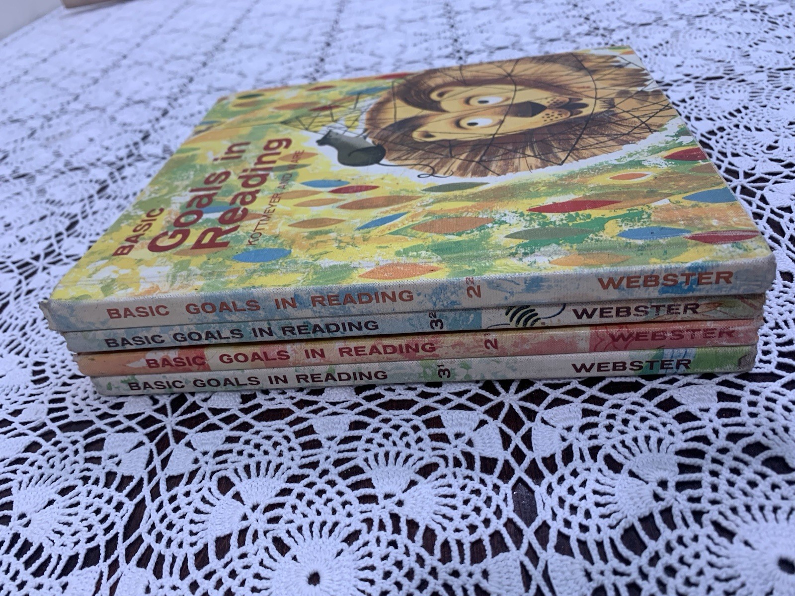 Vintage Basic Goals in Reading Hardcover Books 1962 Kottmeyer & Ware Set of 4
