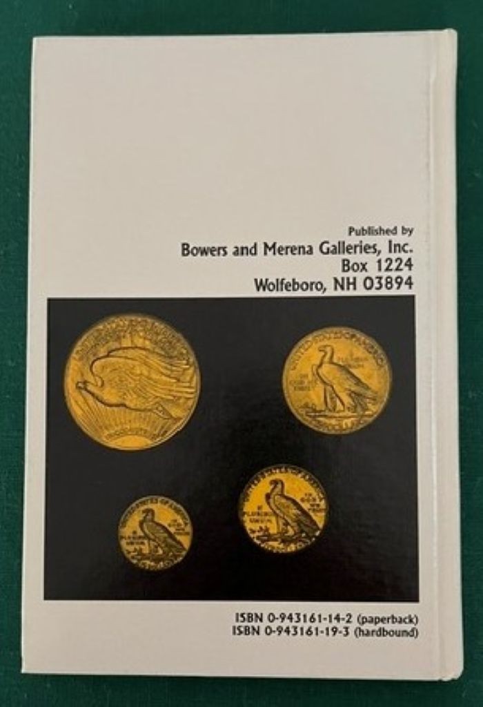 Handbook of 20th Century U.S. Gold Coins 1907-1933 by David W. Akers – Hardcover