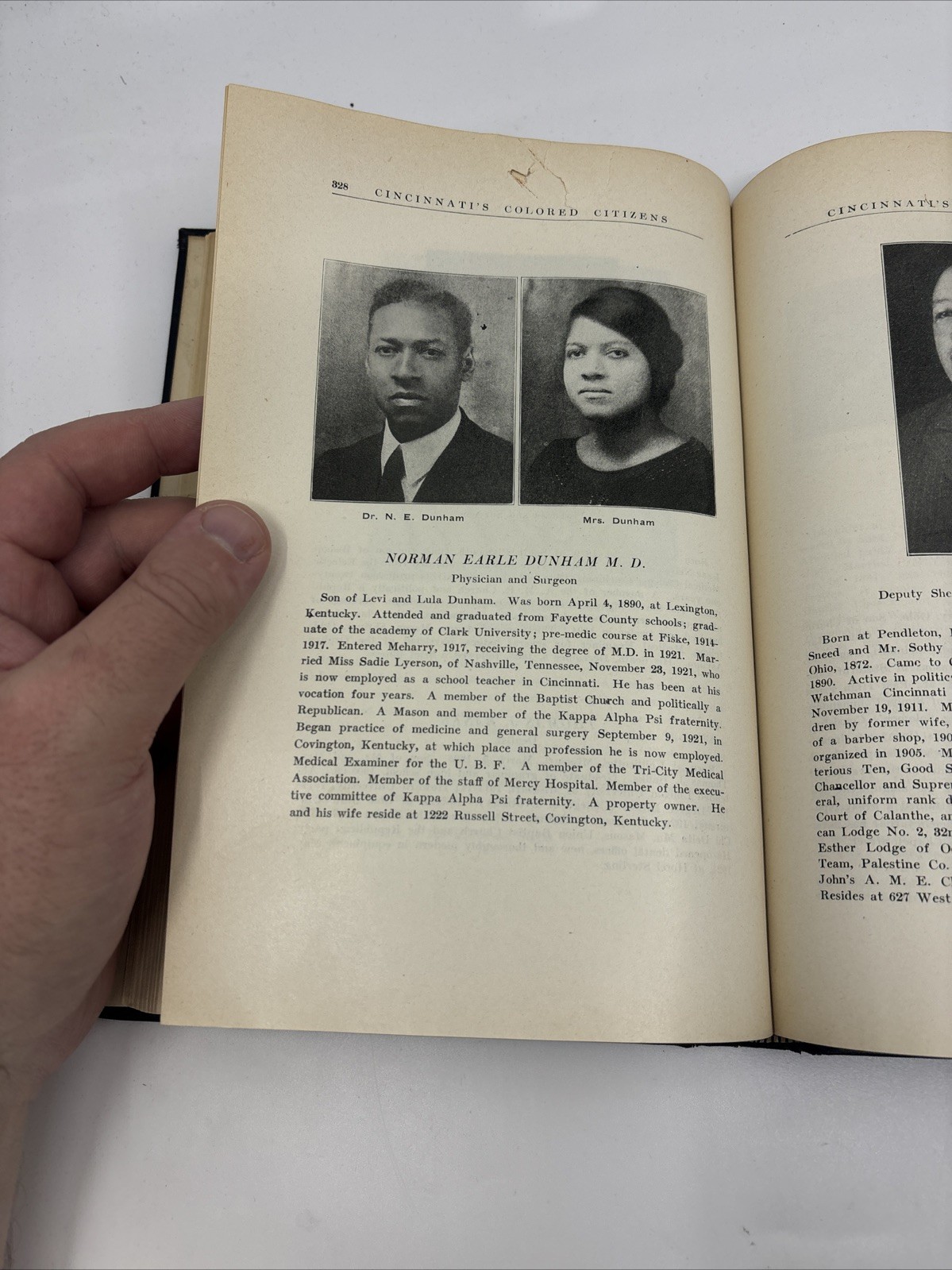 Cincinnati’s Colored Citizens WP Dabney 1926 SIGNED 1st Ed African Americana NF