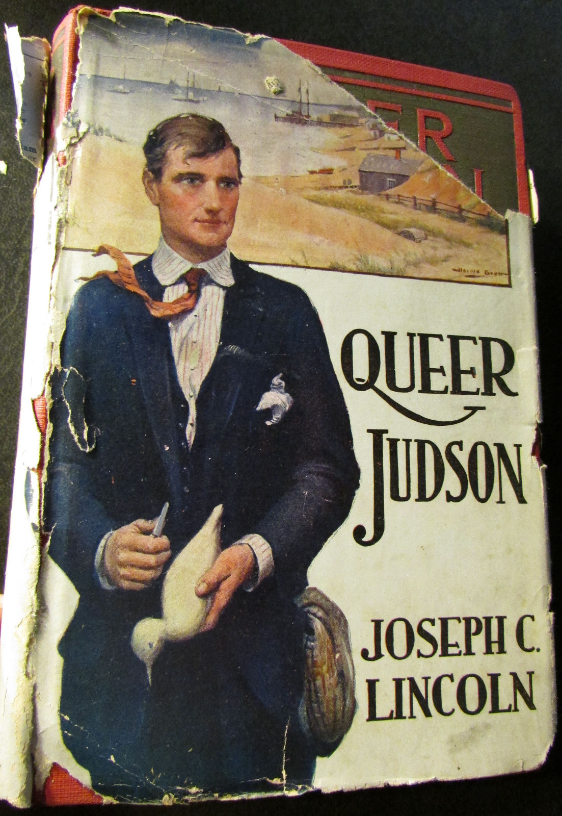 „Queer Judson“ by Joseph C. Lincoln 1925 HC w/ DJ Early Printing (Dust Jacket)