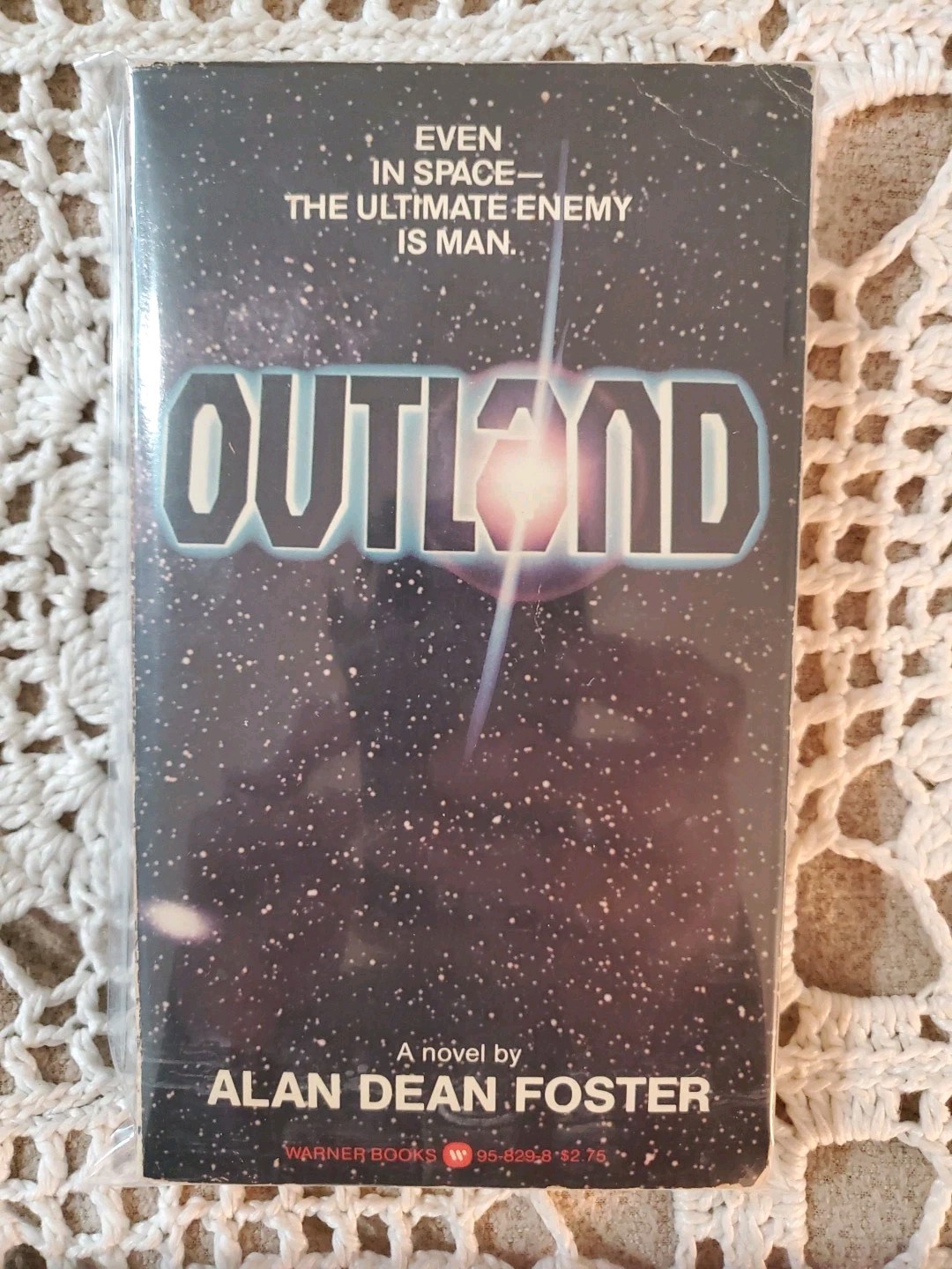 Outland by Alan Dean Foster Warner Books 1st novelization 1981 Good-minus