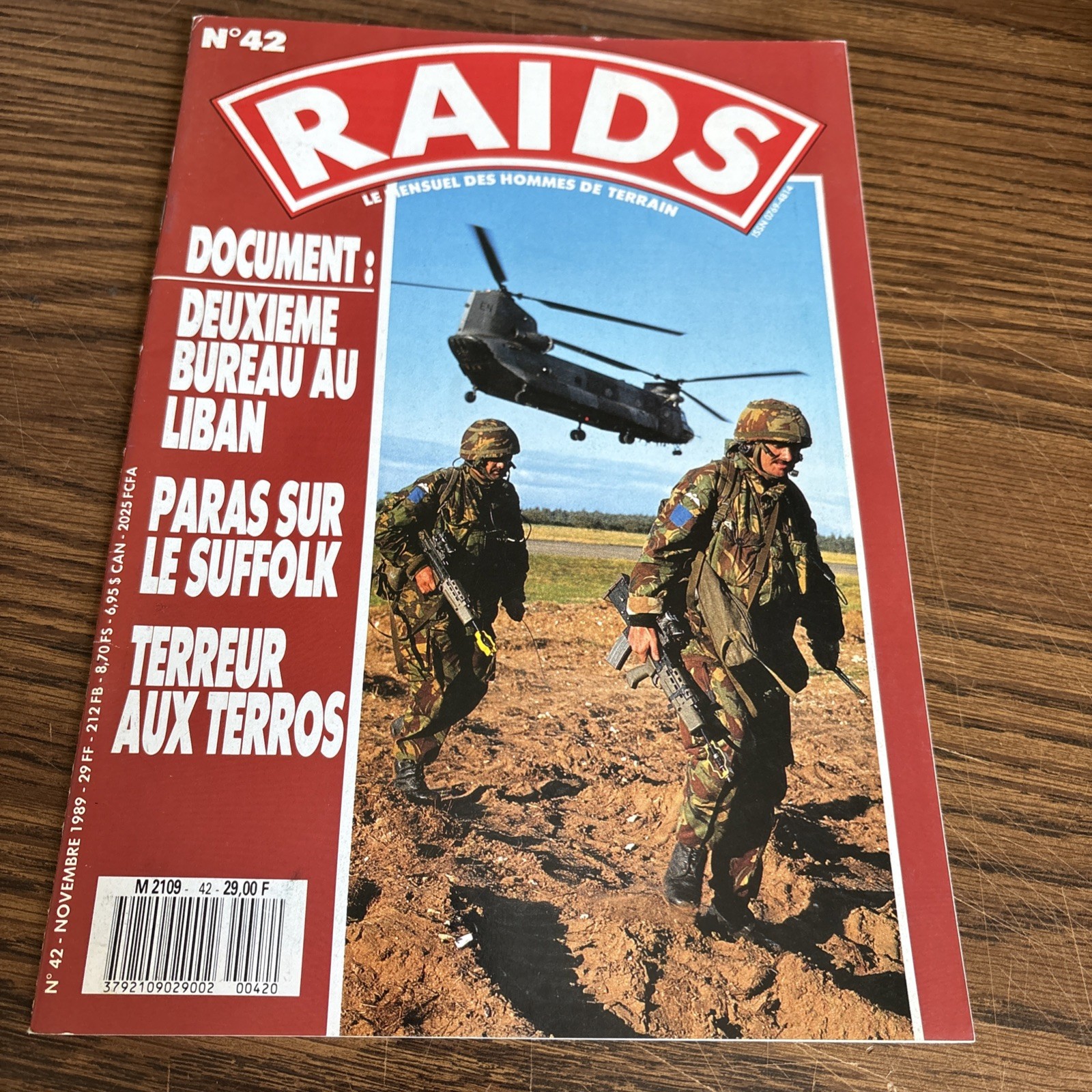 VTG 1989 Raids 42 French Military Magazine: Deuxième Bureau In Lebanon UNIFIL