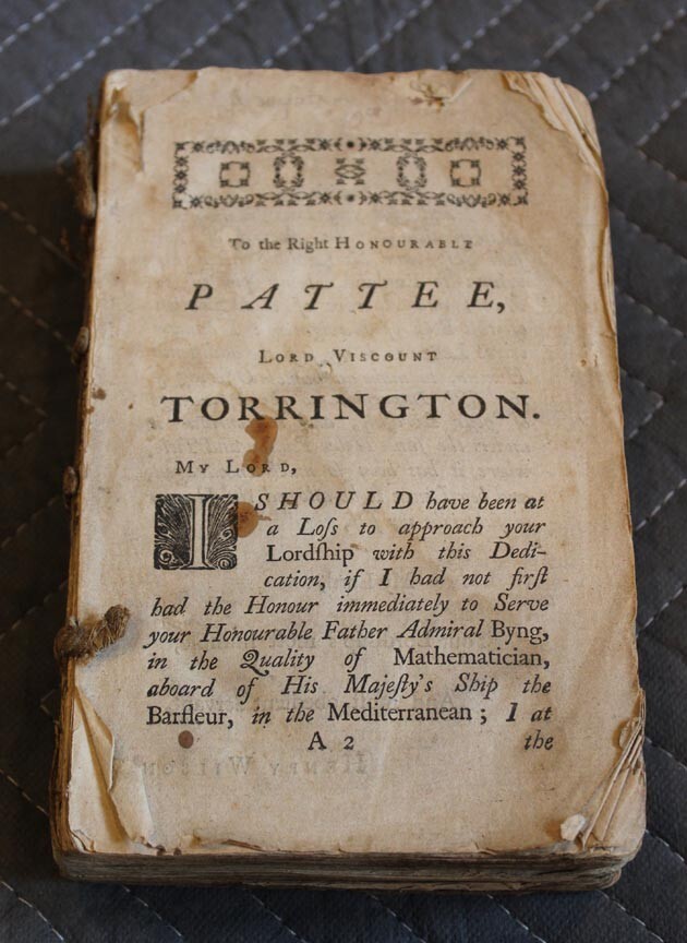 1760 Navigation New Modell’d or A Treatise of Geometrical Trigonometrical Math