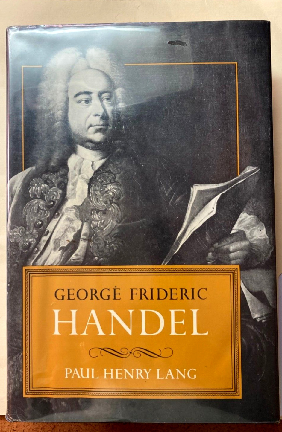 Paul Henry Lang GEORGE FRIDERIC HANDEL 1st Printing Hardcover 1966 SHIPS FREE