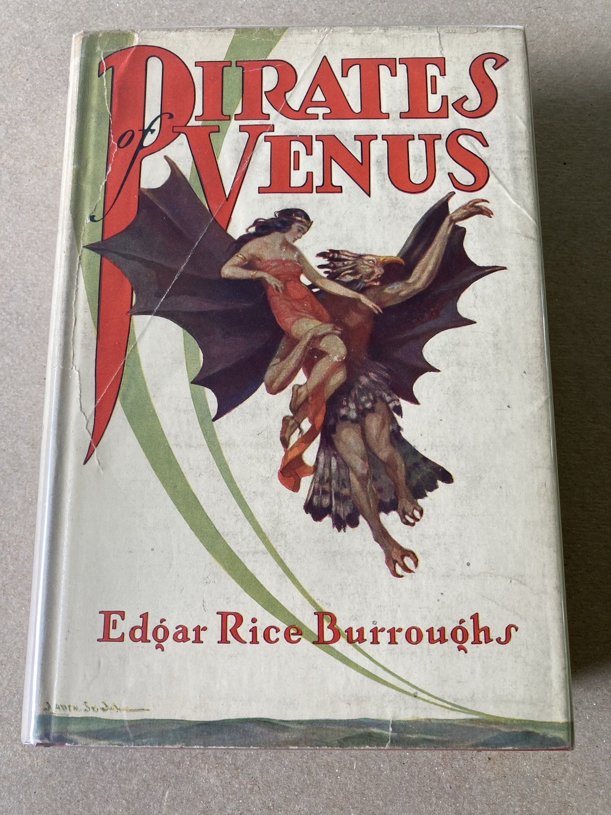 Pirates Of Venus-Lost On Venus-Tarzan Author-Edgar Rice Burroughs-Dust Jackets