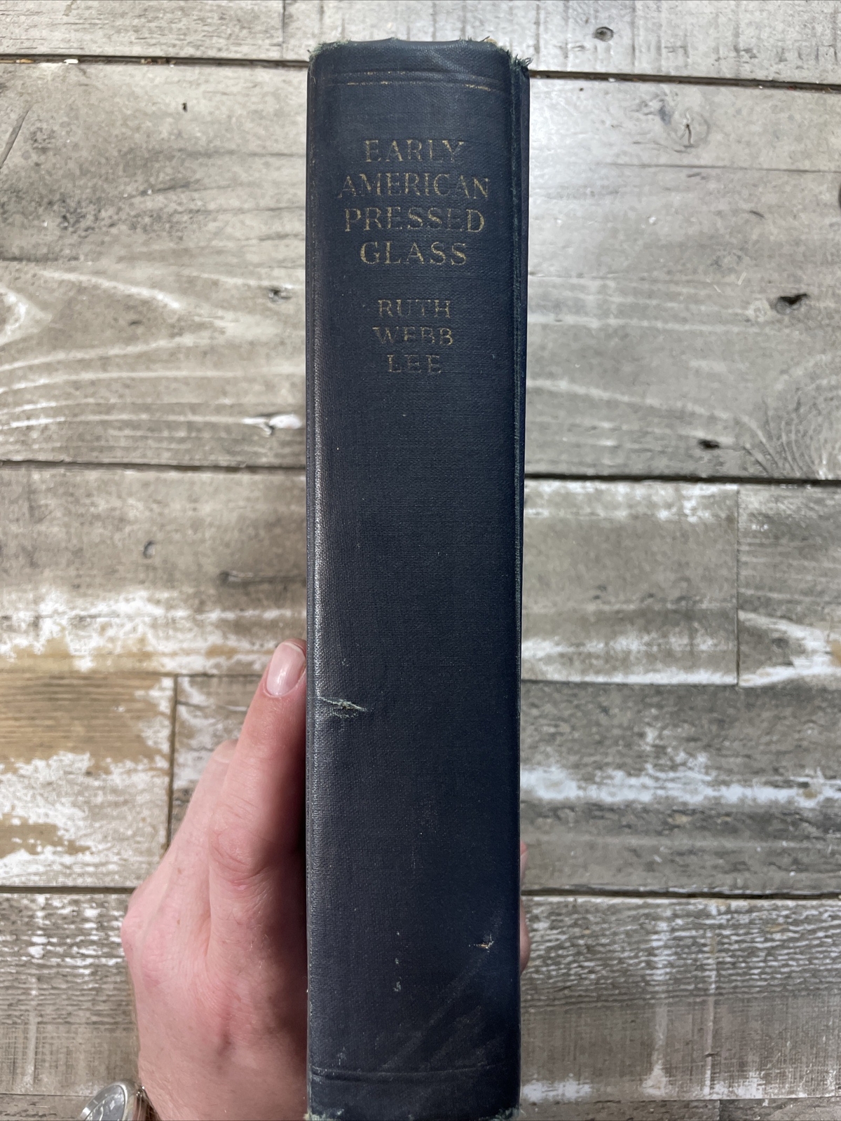 1933 Antique Home Decor Book „Early American Pressed Glass“ Illustrated