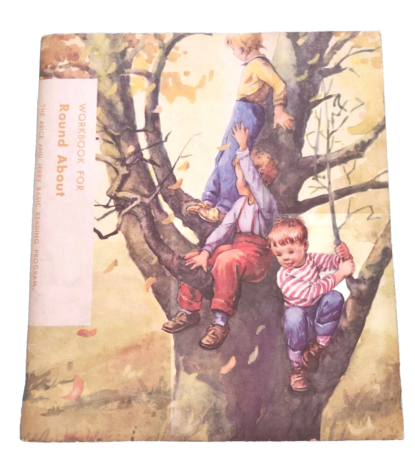 Vintage: Alice and Jerry, Round About, Row Peterson Primer, 1957 Rare Edition