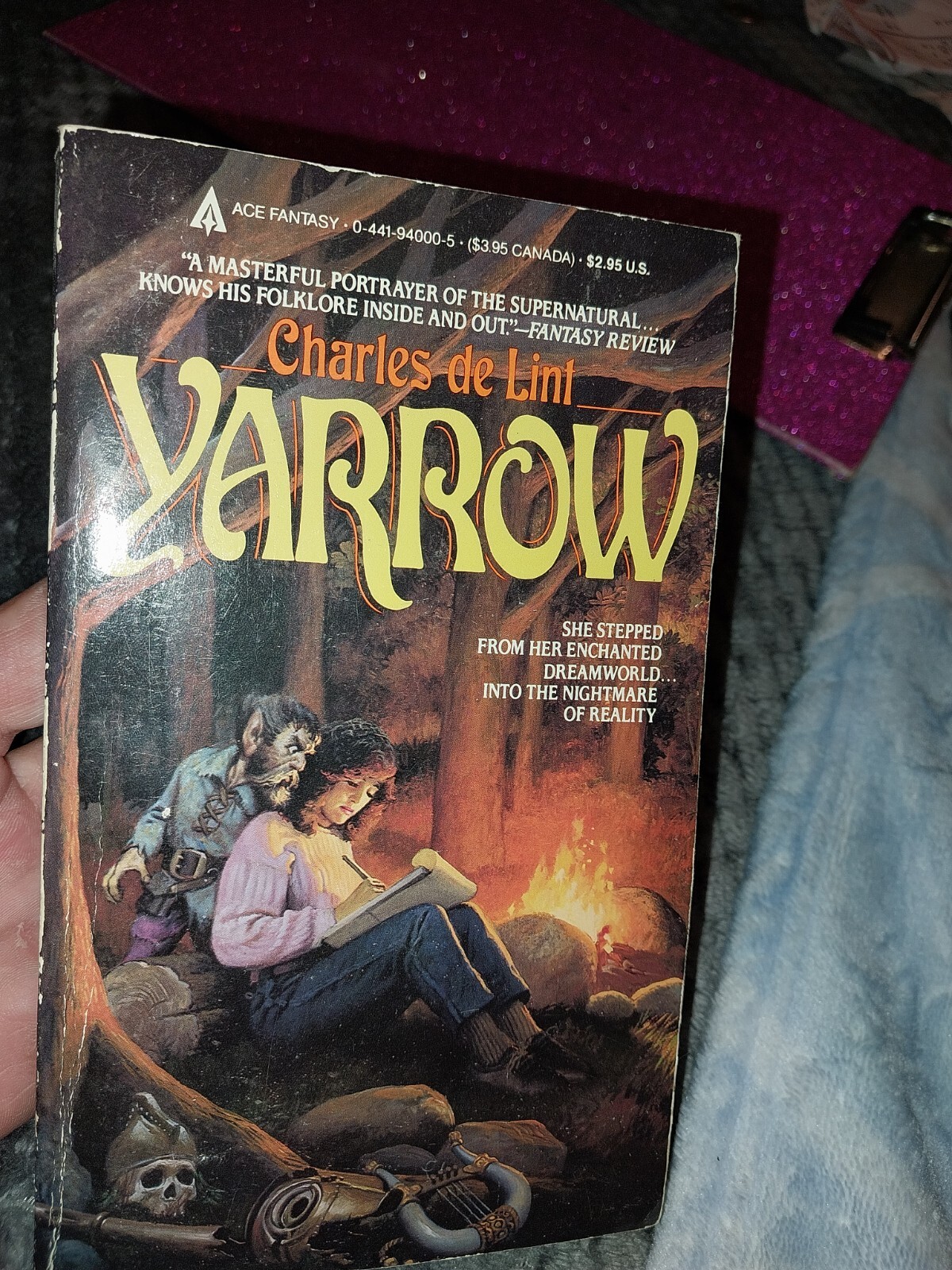1986 Charles de Lint YARROW: AN AUTUMN TALE urban fantasy novel ACE PB 1st thus