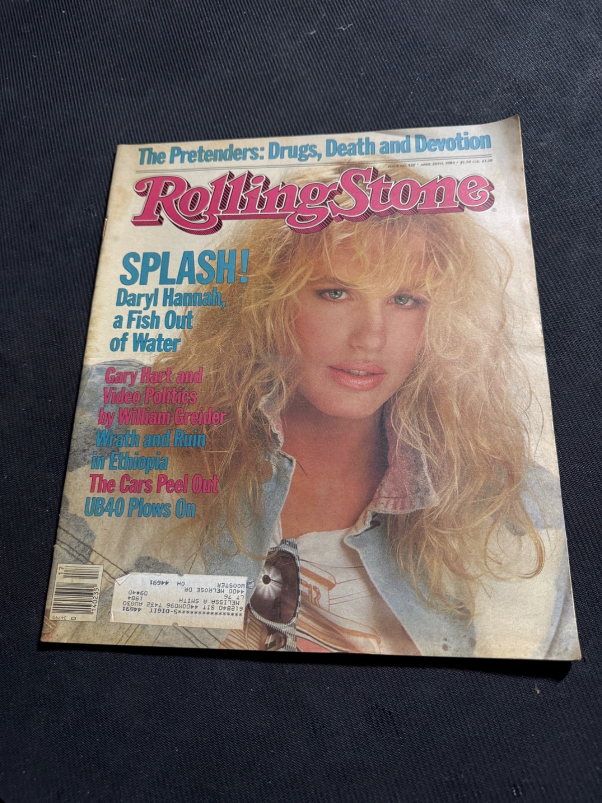 ROLLING STONE Magazine #420 April 26th 1984 – DARYL HANNAH