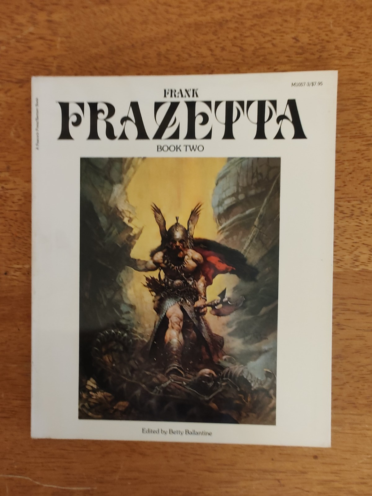 Frank Frazetta Book Two Ballantine 1977 Vintage Fantasy Sci-Fi Art