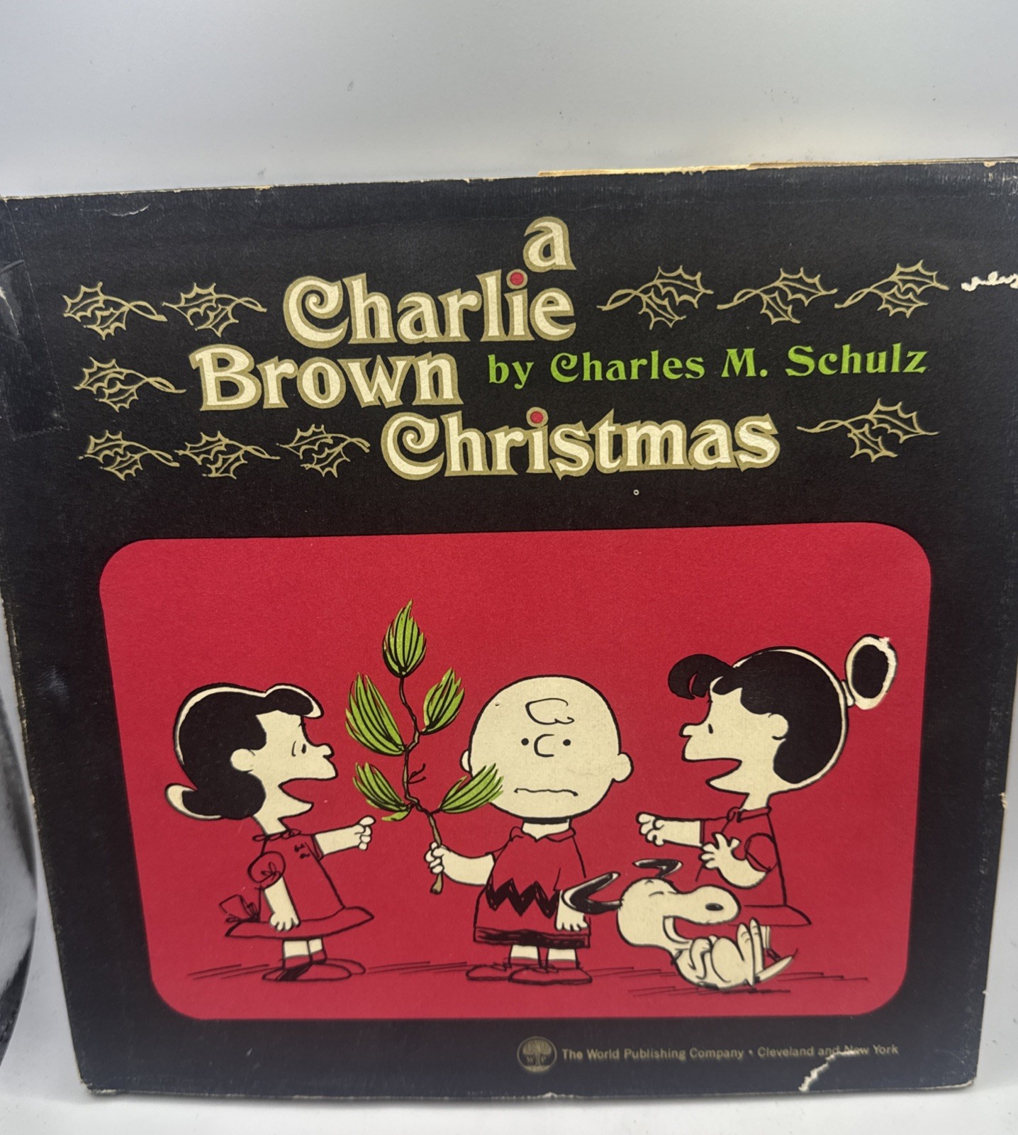 A CHARLIE BROWN CHRISTMAS Book Charles Schulz 1st Printing HC 1965 W DJ