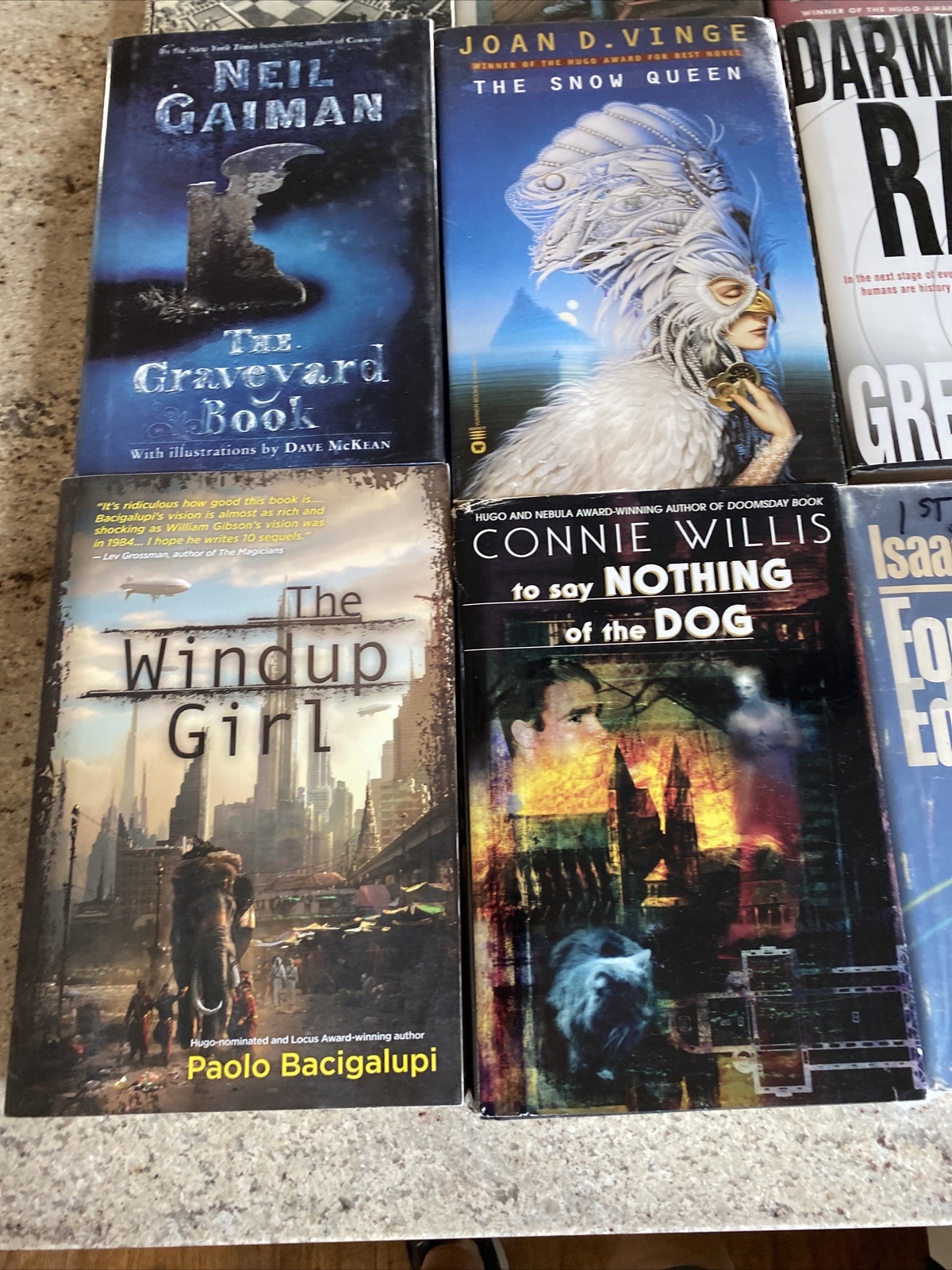 Lot of 20 HC/ Large PB Hugo Award Winner Authors