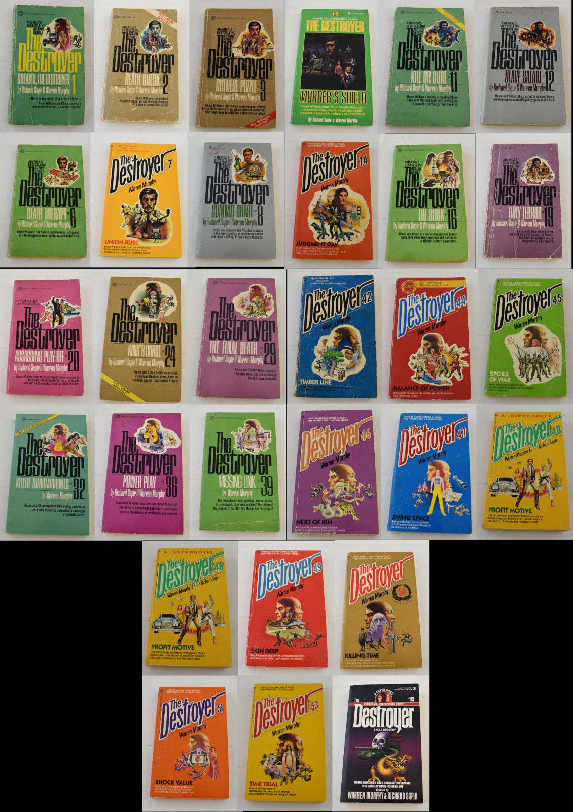 30 Destroyer Novels 1-3 6-9 11 12 14 16 19 20 24 29 32 36 39 42 44-51 53 83