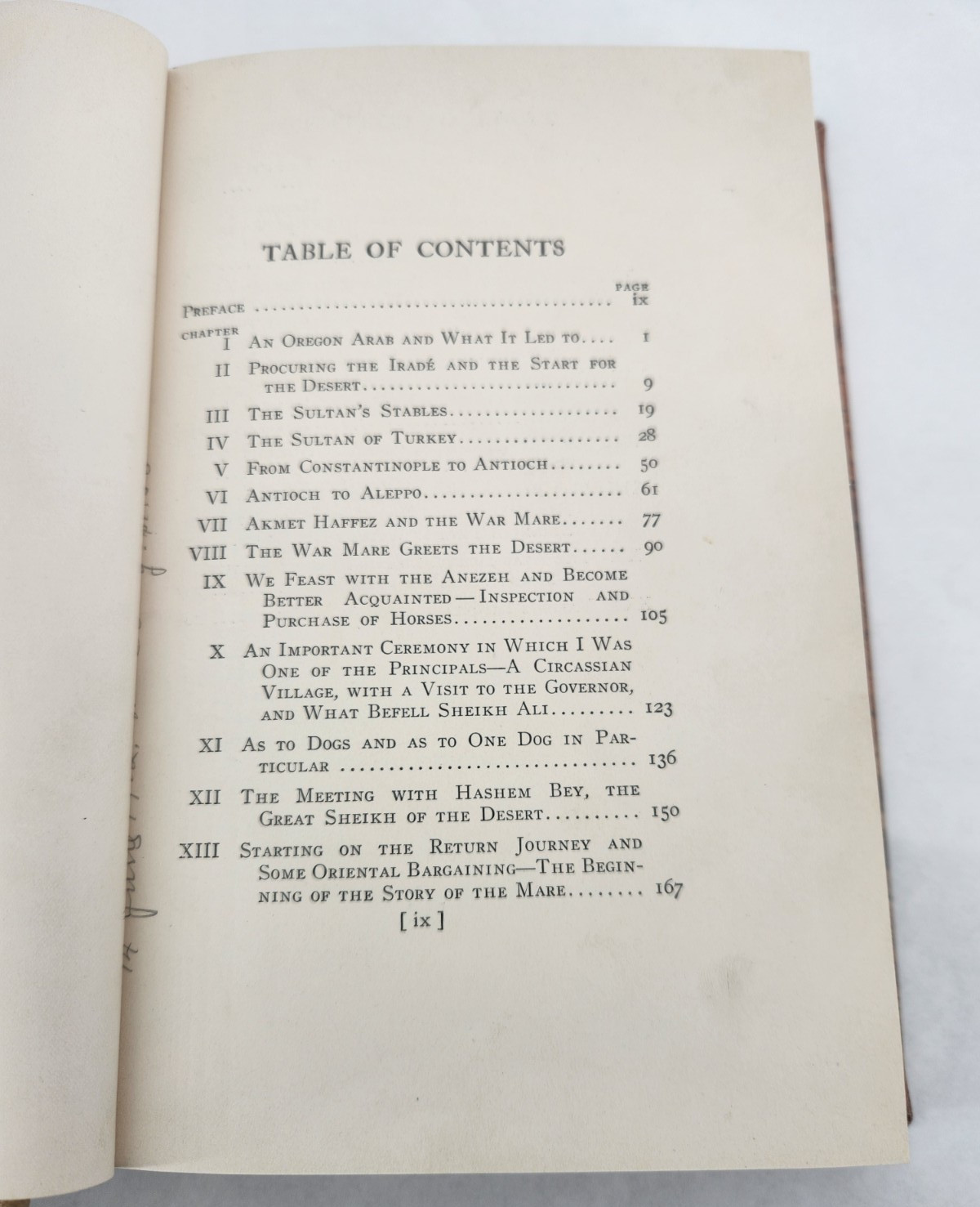 My Quest of the Arabian Horse / Homer Davenport / 1909 Hardcover Ex-library