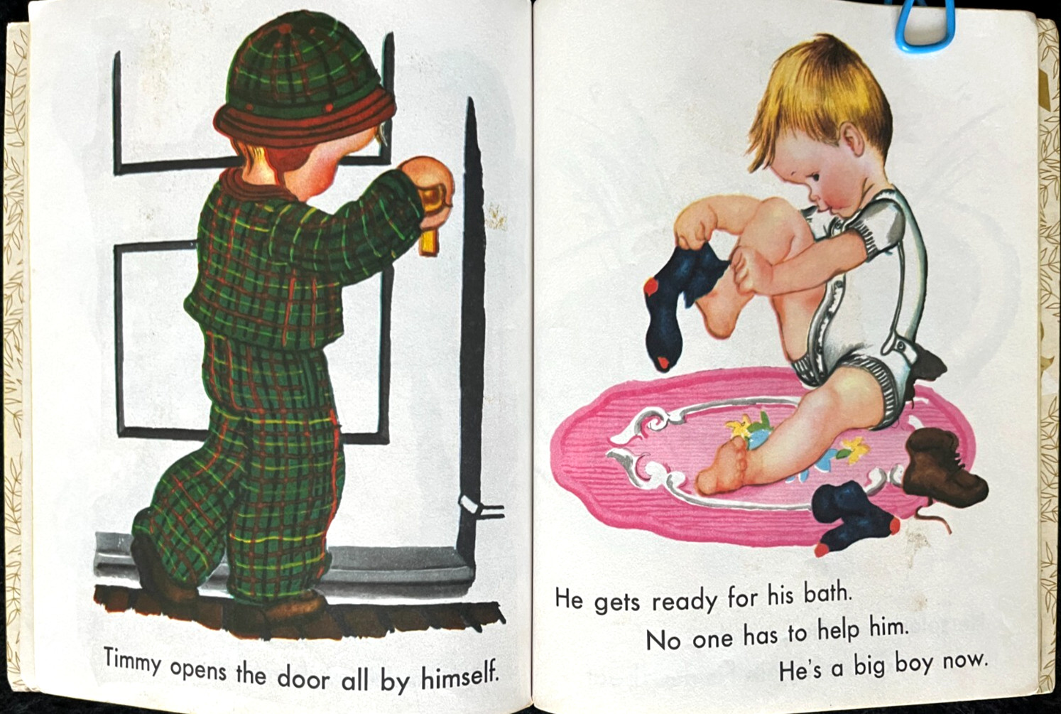 LITTLE BOOK, BUSY TIMMY, DRUM ~ vintage Eloise Wilkin Little Golden Book set