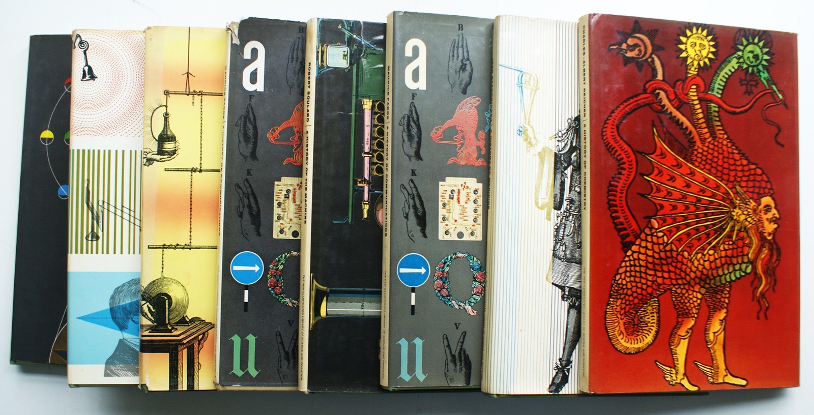 THE NEW ILLUS. LIBRARY OF SCIENCE & INVENTION 8 Vols. HC DJ [369]