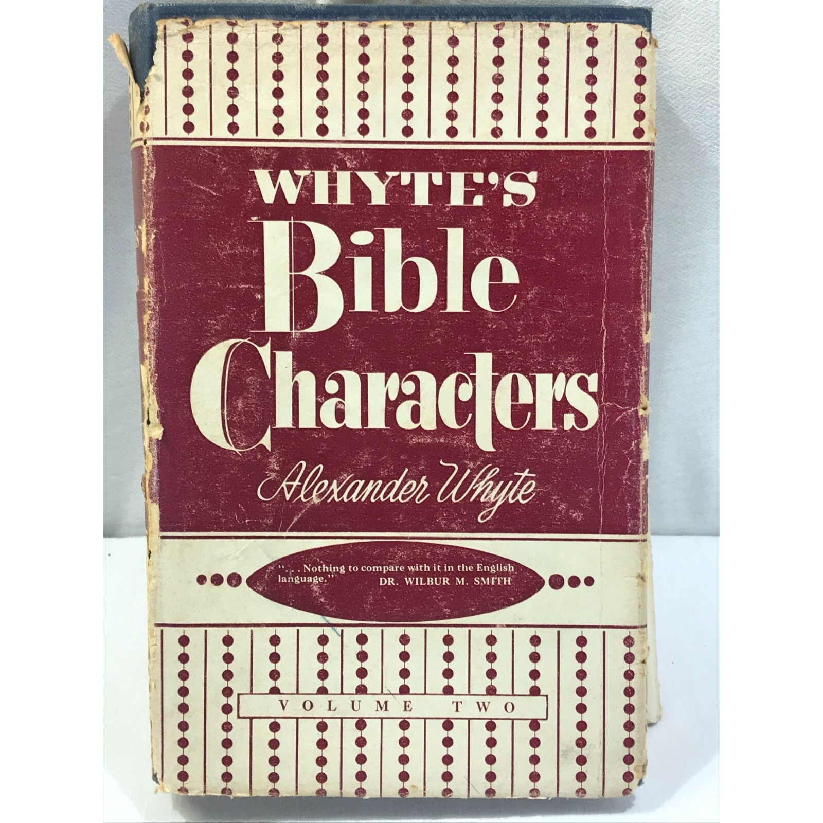 Whyte’s Bible Characters Volume 2, hardcover 1950s Bible reference book, Zonder