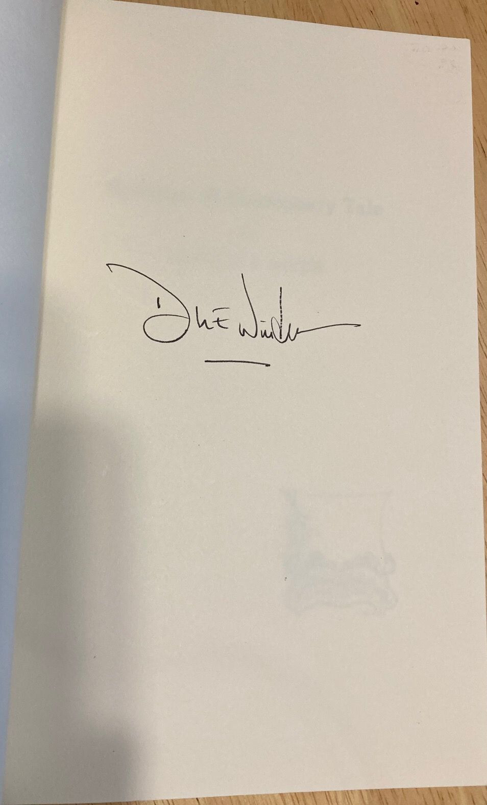 Splatter A Cautionary Tale Douglas E. WInter 1987 Footsteps Signed Limited 1st