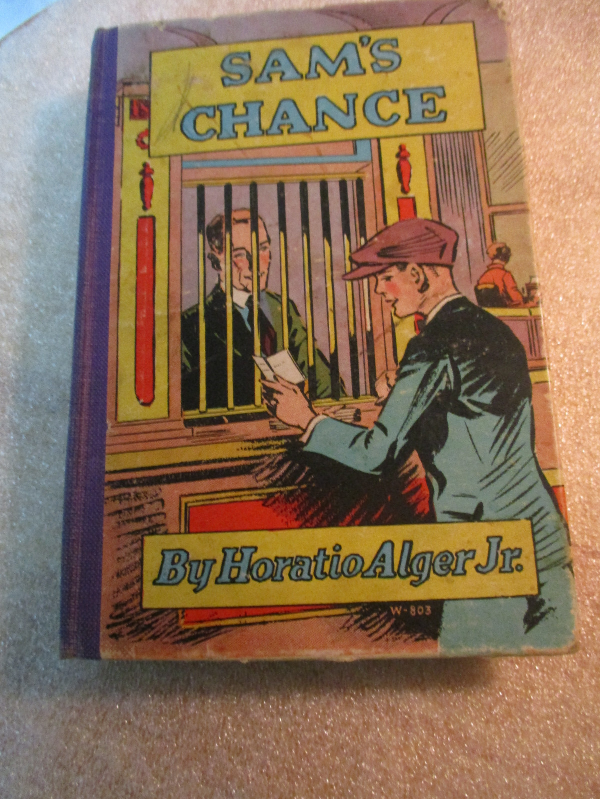 Classic Book Vintage 185 Pages-Sam’s Chance by Horatio Alger Jr Printed USA