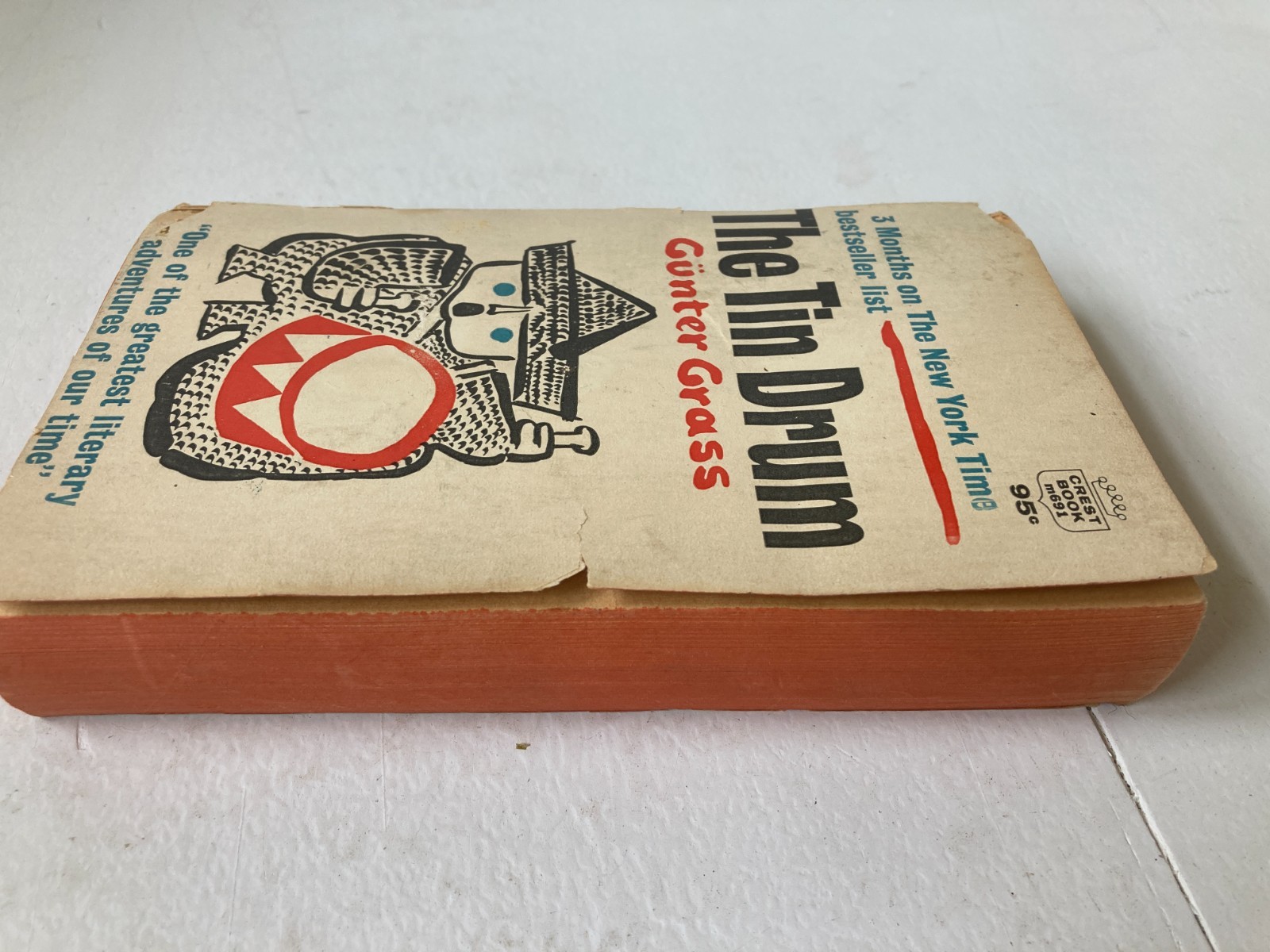 The Tin Drum by Gunter Grass 1964 Crest Paperback