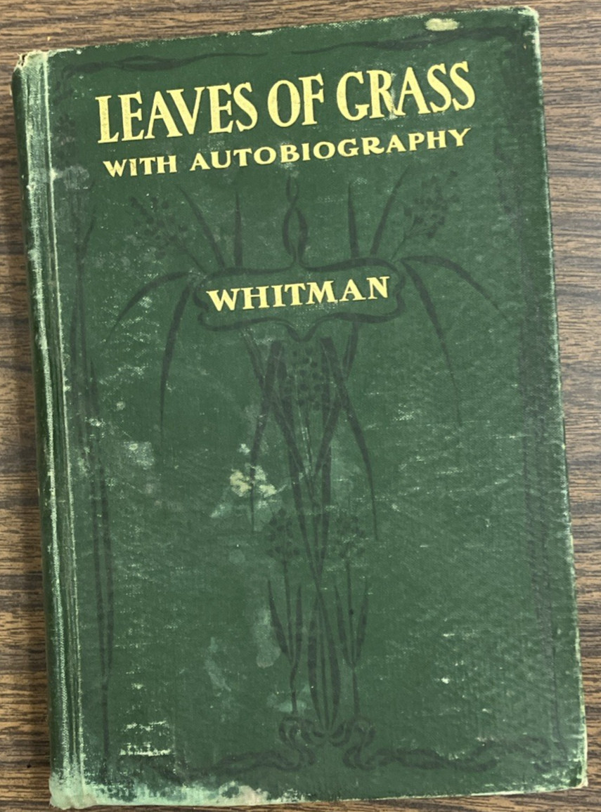 Leaves of Grass with Autobiography Walt Whitman David McKay 1900 Edition