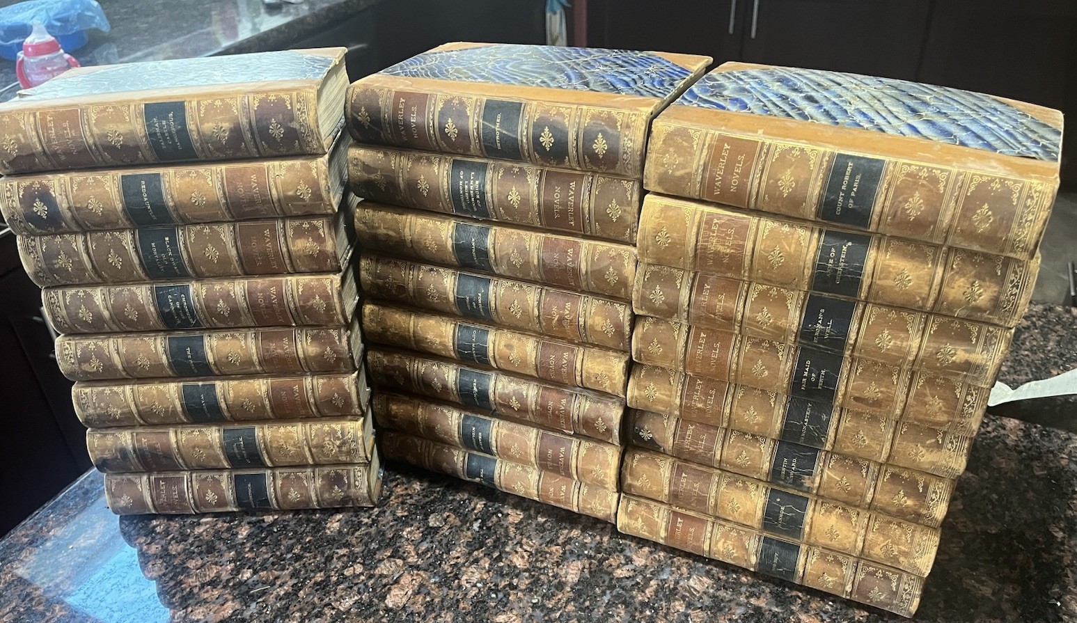 RARE Waverly Novels 1800s Complete 24 Vol Sir Walter Scott John W Lovell Co.