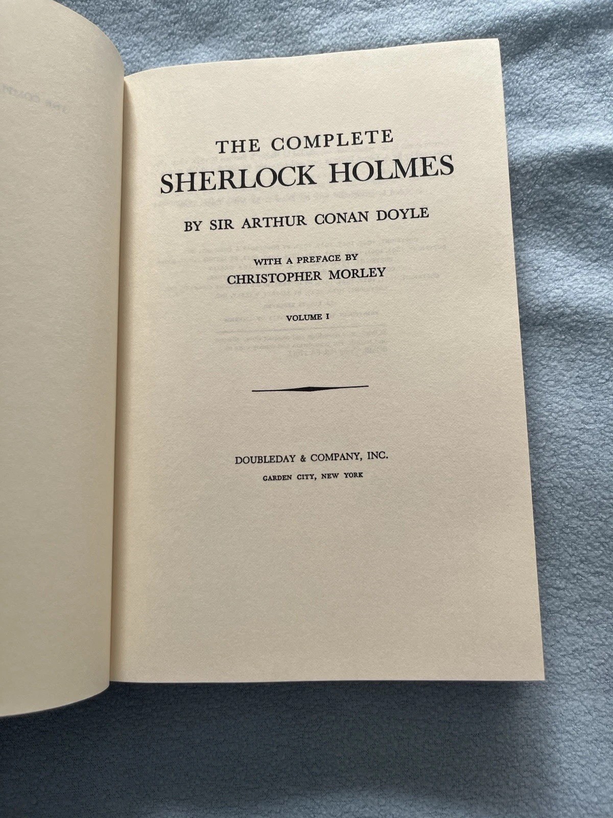 The Complete Sherlock Holmes Doubleday Two Volumes Sir Arthur Conan Doyle HC