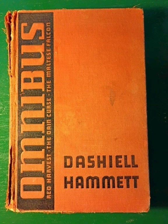 Dashiell Hammett Omnibus—3 Books in 1 Volume—1st Ed, 1935—Hardcover—Vintage
