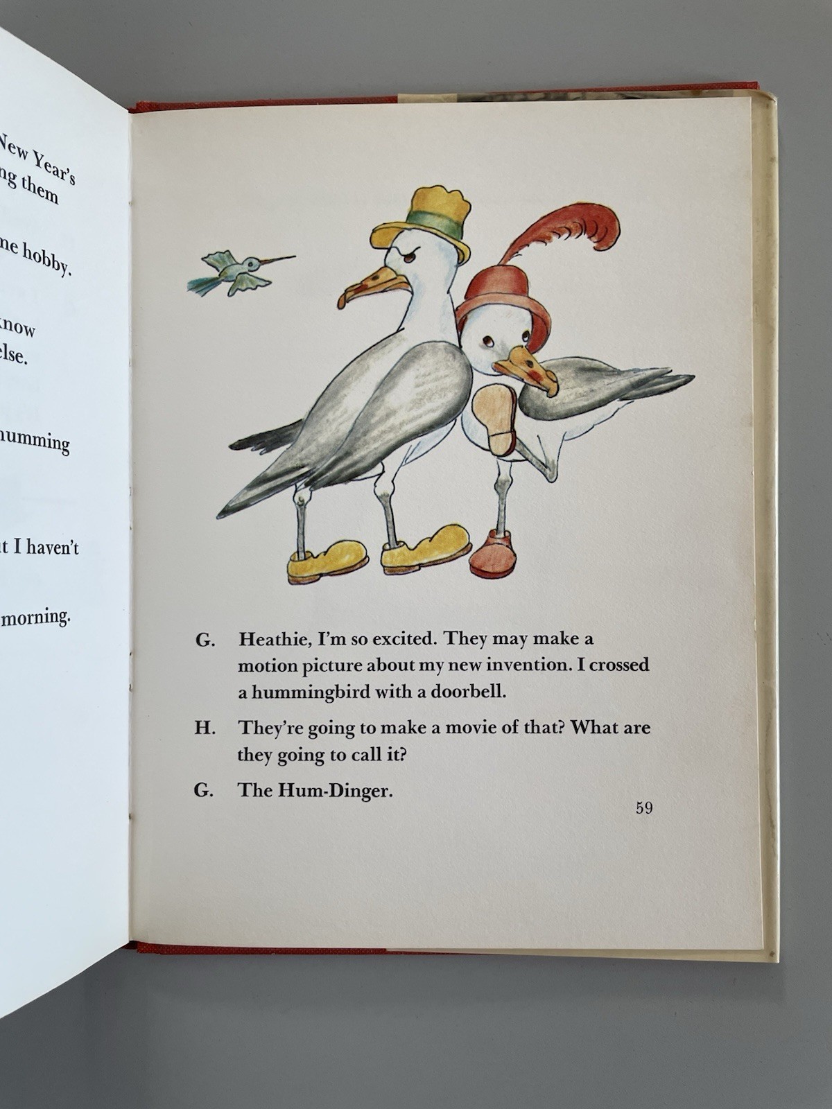 Gertrude and Heathcliffe. Red Skelton HC/DJ Illustrations by author 1974 jokes