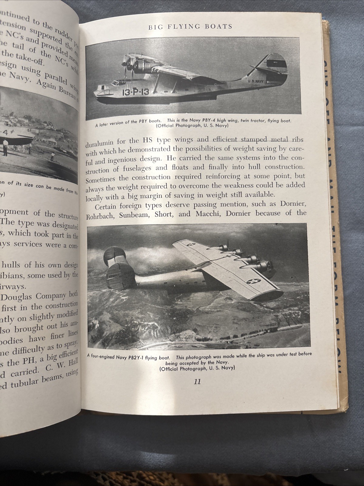 Flying Boats 1942 1st Ed. WWII Pan American Clipper Boeing Seaplanes Dust Jacket