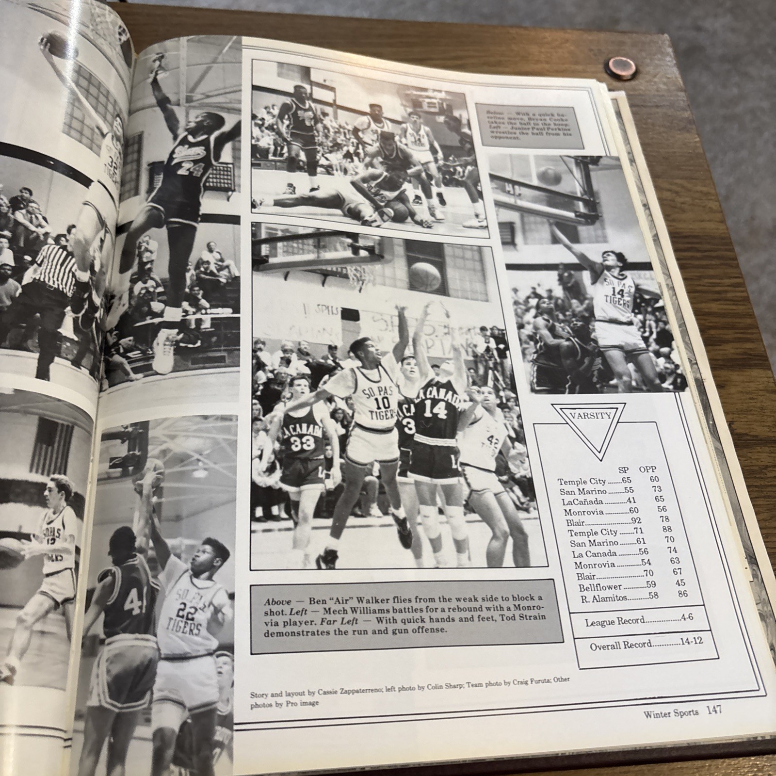 South Pasadena High School 1990 Copa De Oro Yearbook California