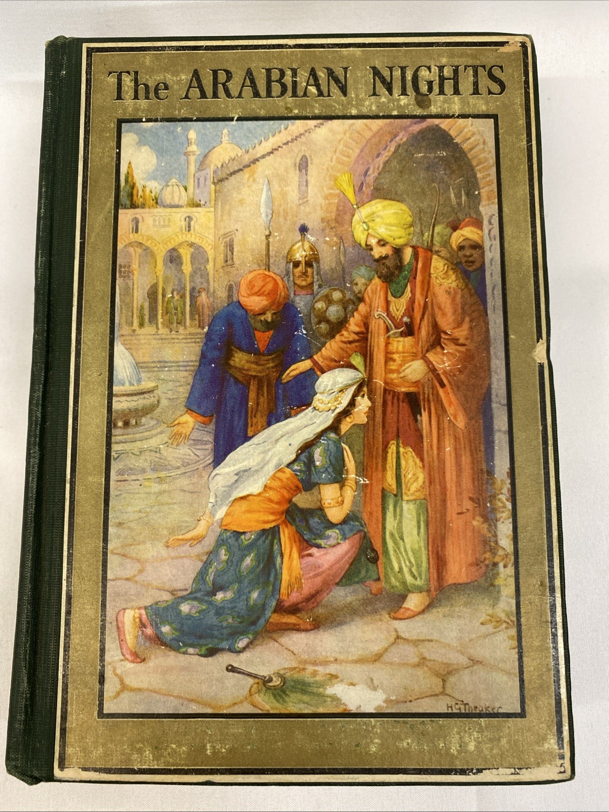 The Arabian Nights – illus Harry G. Theaker c. 1930 David McKay Golden Books HC