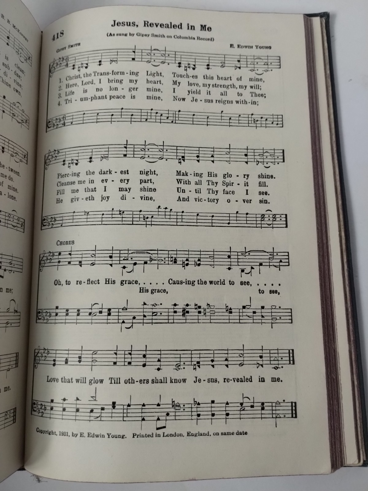 The Broadman Hymnal 1940 Vintage Hardcover Church Hymn Book