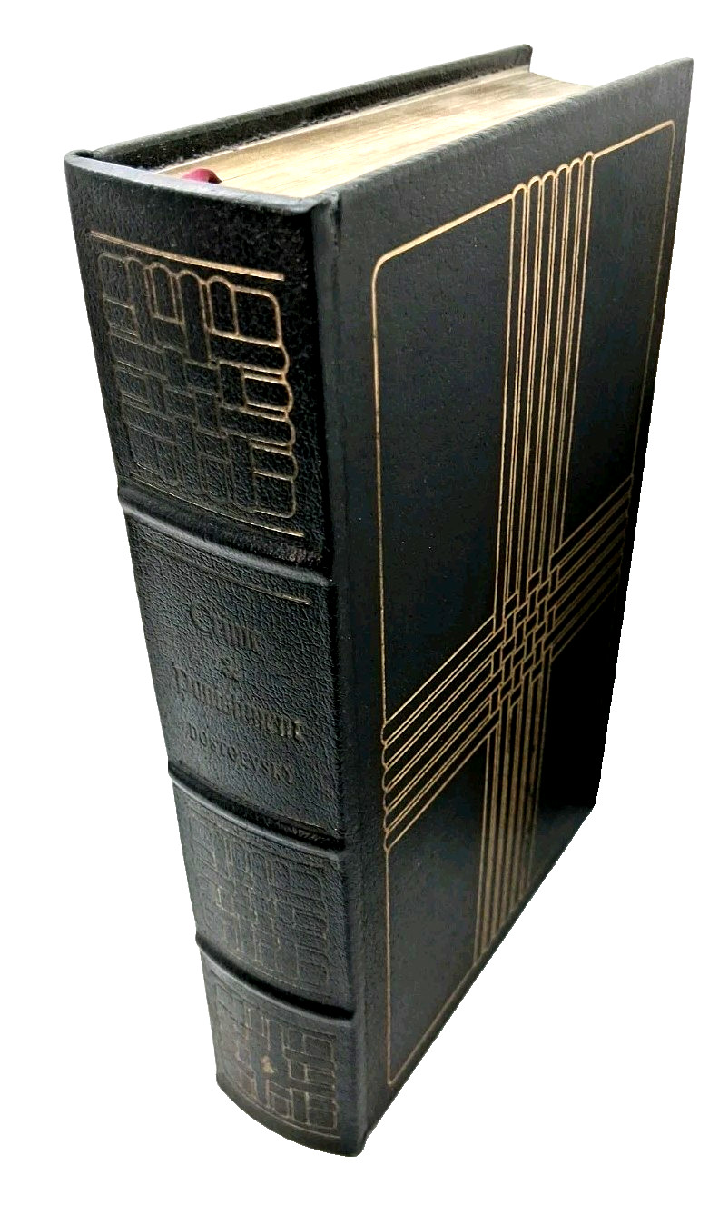 1st Print by Easton Press Leather-Bound Crime And Punishment DOSTOEVSKY 1966 HC