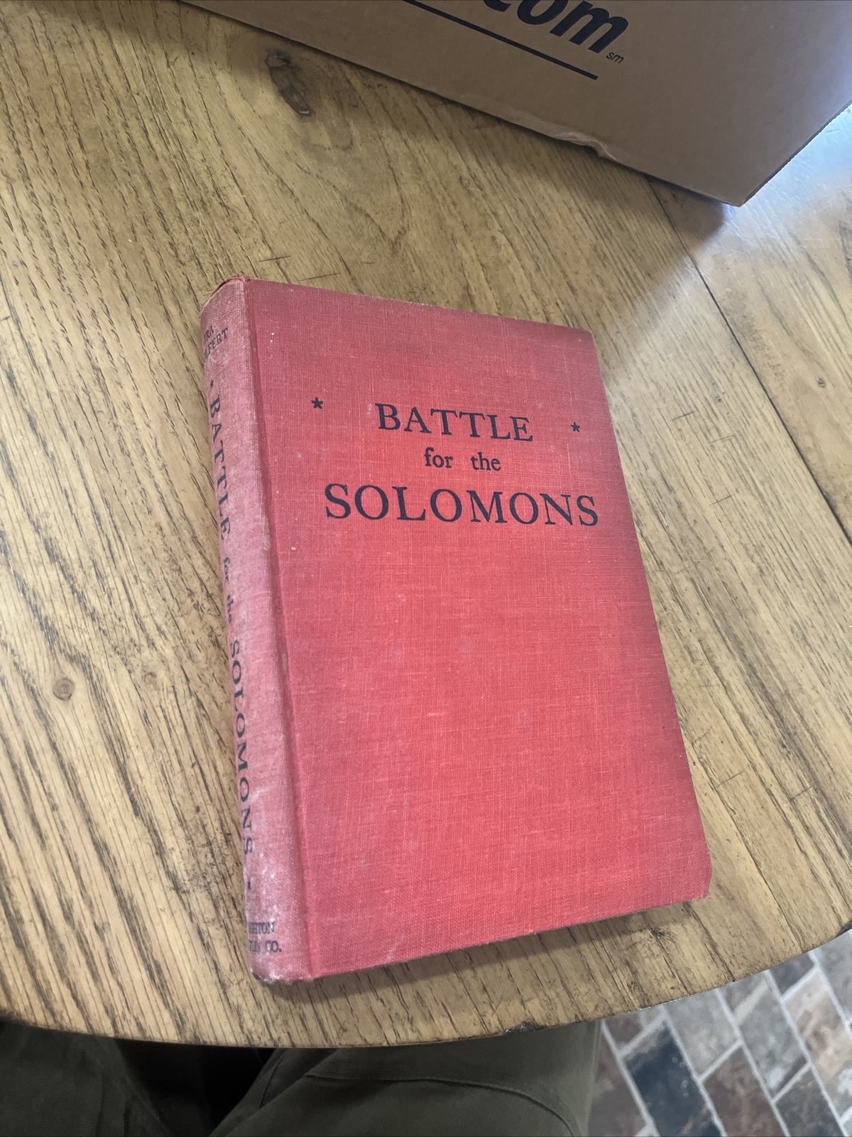 Battle For The Solomon’s- Antique Hard Cover Book 1943 Ira Wolfert.
